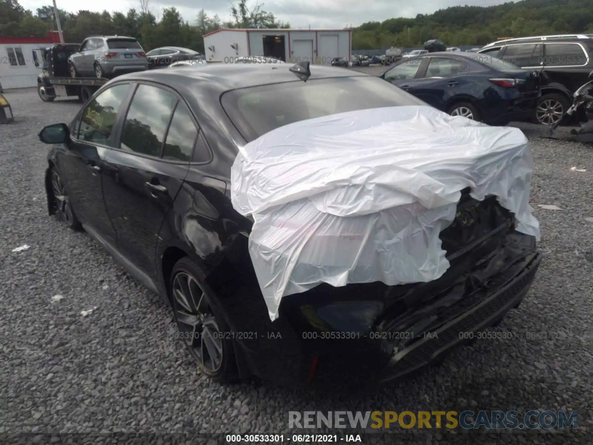 3 Photograph of a damaged car JTDS4RCE9LJ003096 TOYOTA COROLLA 2020