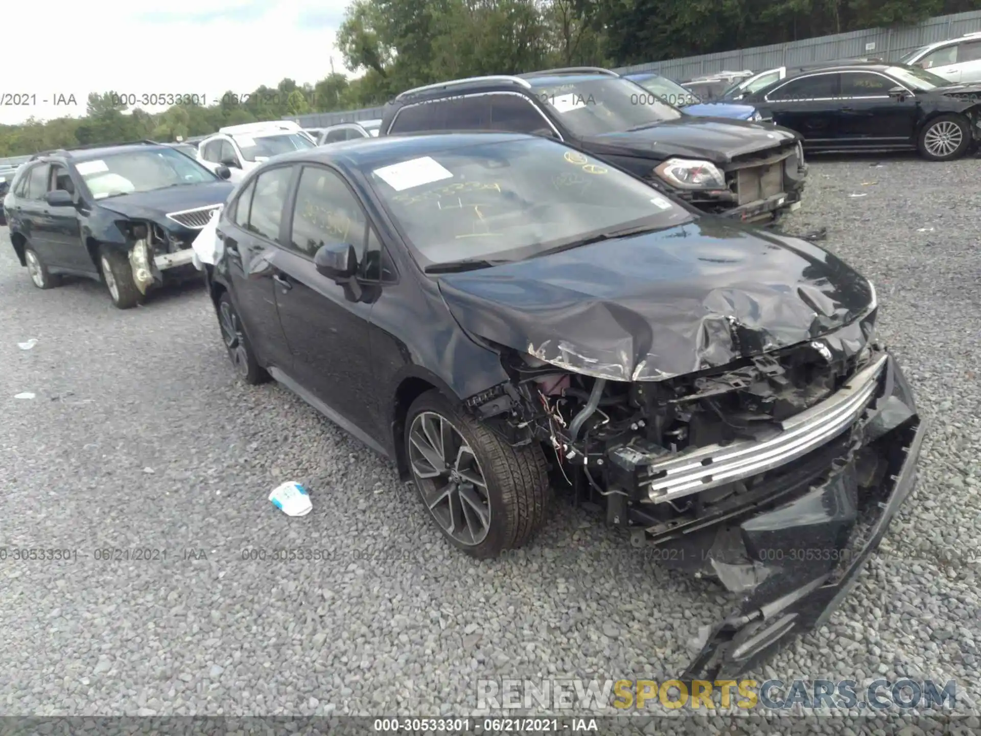 6 Photograph of a damaged car JTDS4RCE9LJ003096 TOYOTA COROLLA 2020