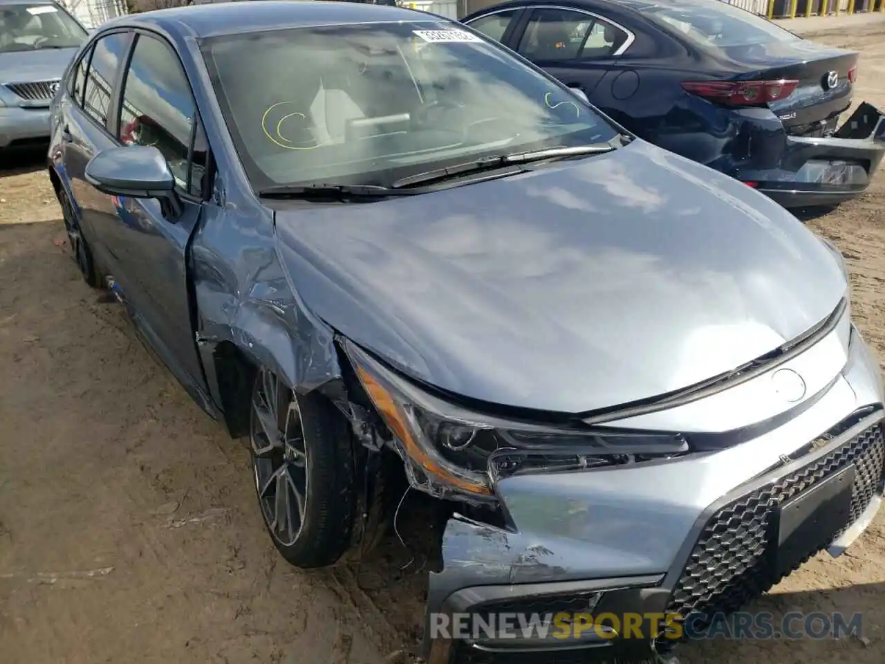 1 Photograph of a damaged car JTDS4RCE9LJ003602 TOYOTA COROLLA 2020