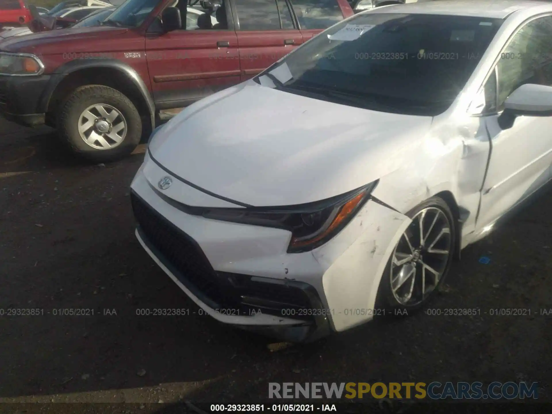 6 Photograph of a damaged car JTDS4RCE9LJ003843 TOYOTA COROLLA 2020