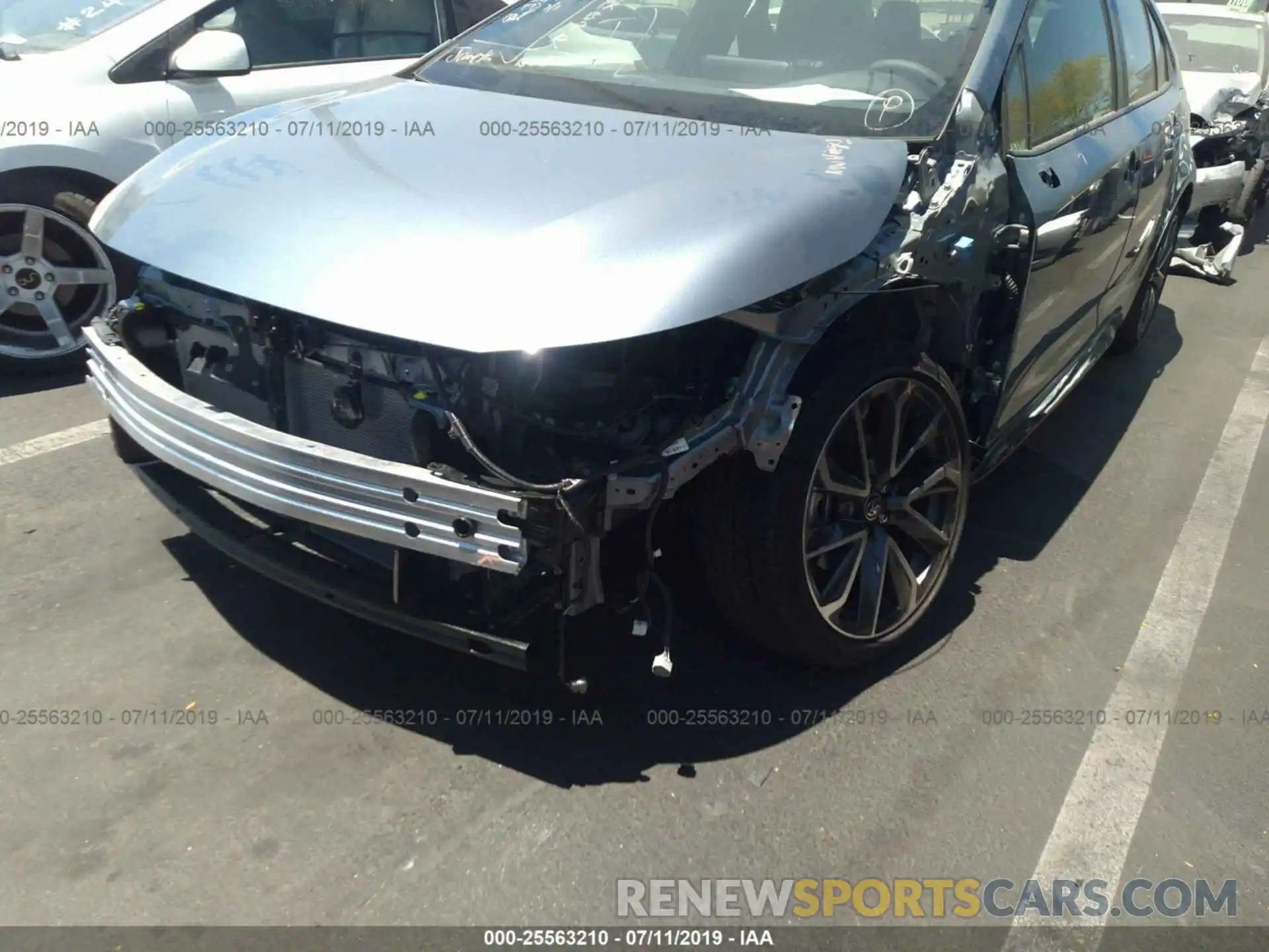 6 Photograph of a damaged car JTDS4RCE9LJ004135 TOYOTA COROLLA 2020