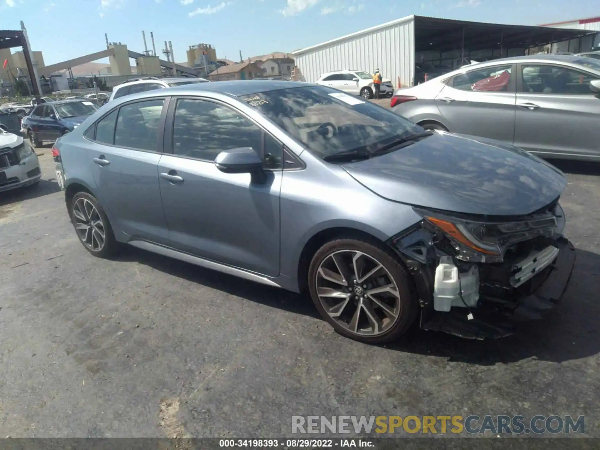 1 Photograph of a damaged car JTDS4RCE9LJ005219 TOYOTA COROLLA 2020