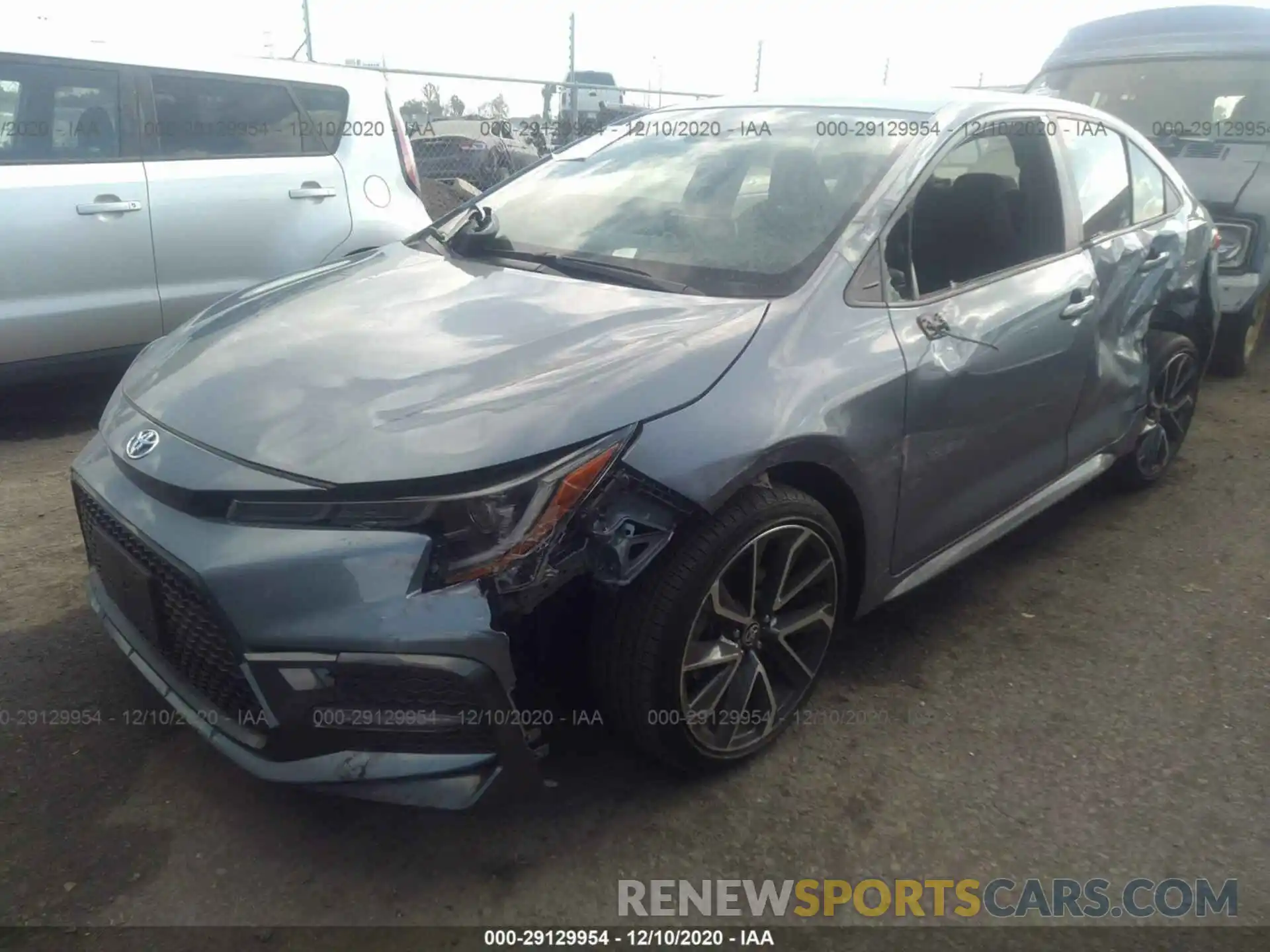 2 Photograph of a damaged car JTDS4RCE9LJ005396 TOYOTA COROLLA 2020