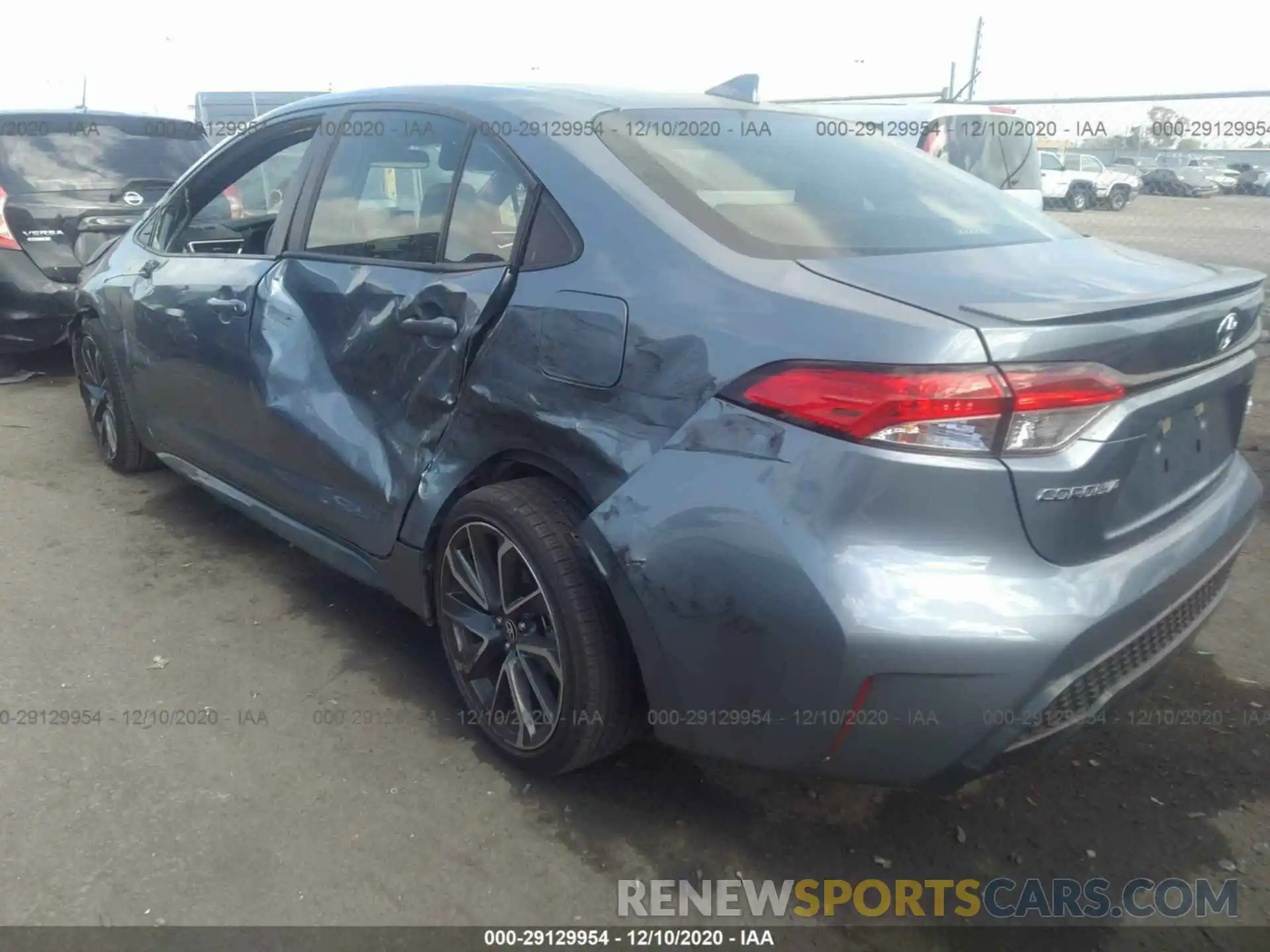 3 Photograph of a damaged car JTDS4RCE9LJ005396 TOYOTA COROLLA 2020