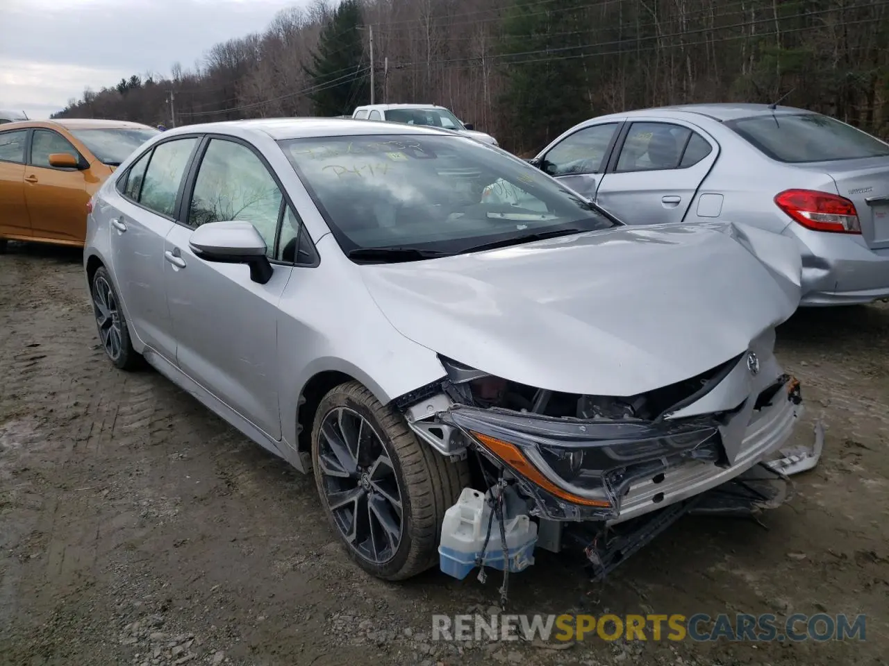 1 Photograph of a damaged car JTDS4RCE9LJ006435 TOYOTA COROLLA 2020