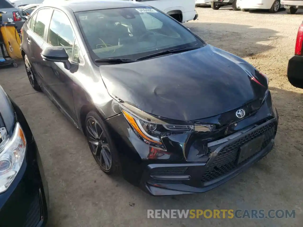 1 Photograph of a damaged car JTDS4RCE9LJ006581 TOYOTA COROLLA 2020