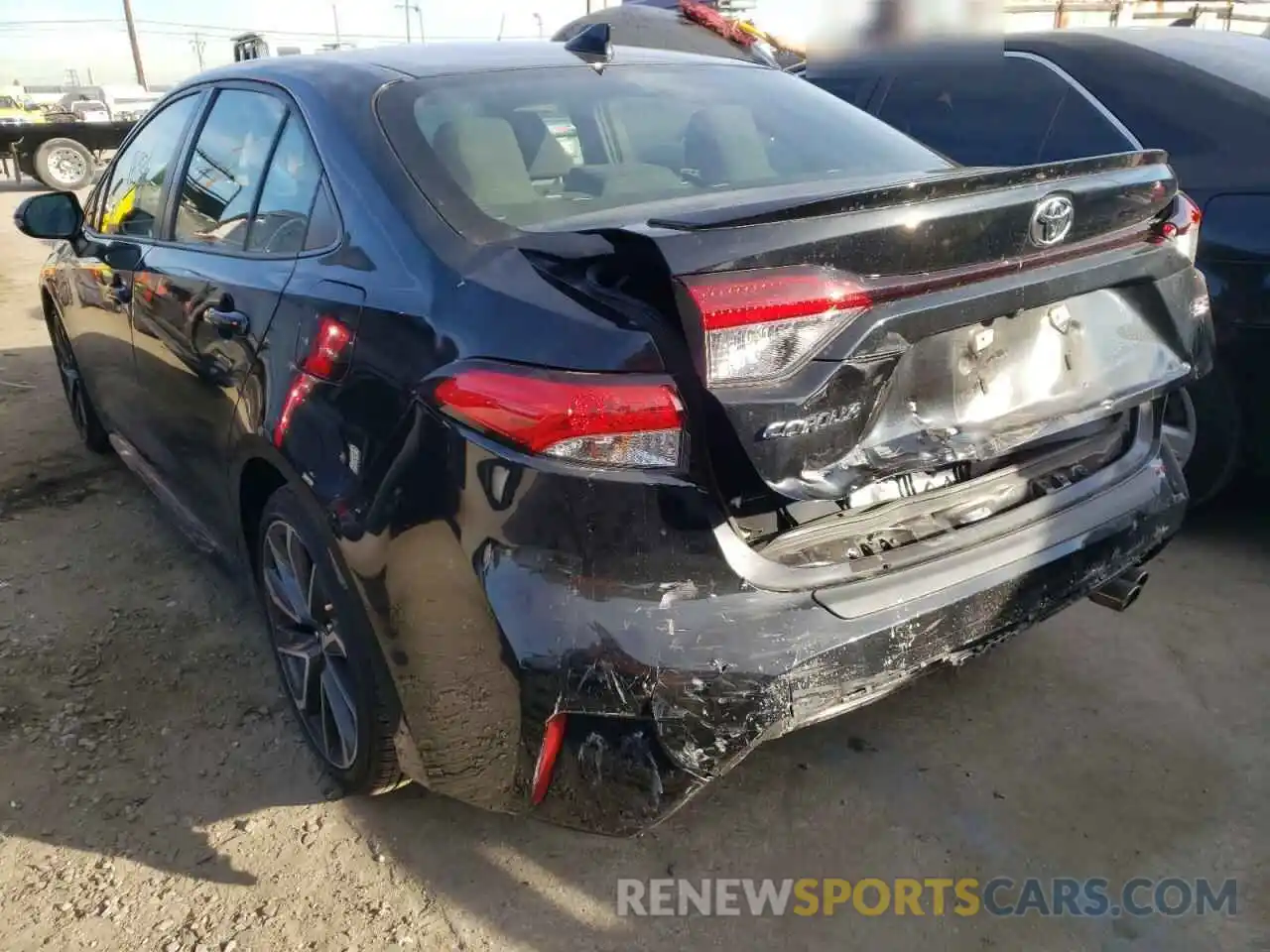 3 Photograph of a damaged car JTDS4RCE9LJ006581 TOYOTA COROLLA 2020