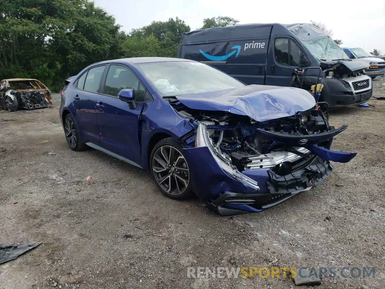 1 Photograph of a damaged car JTDS4RCE9LJ007942 TOYOTA COROLLA 2020