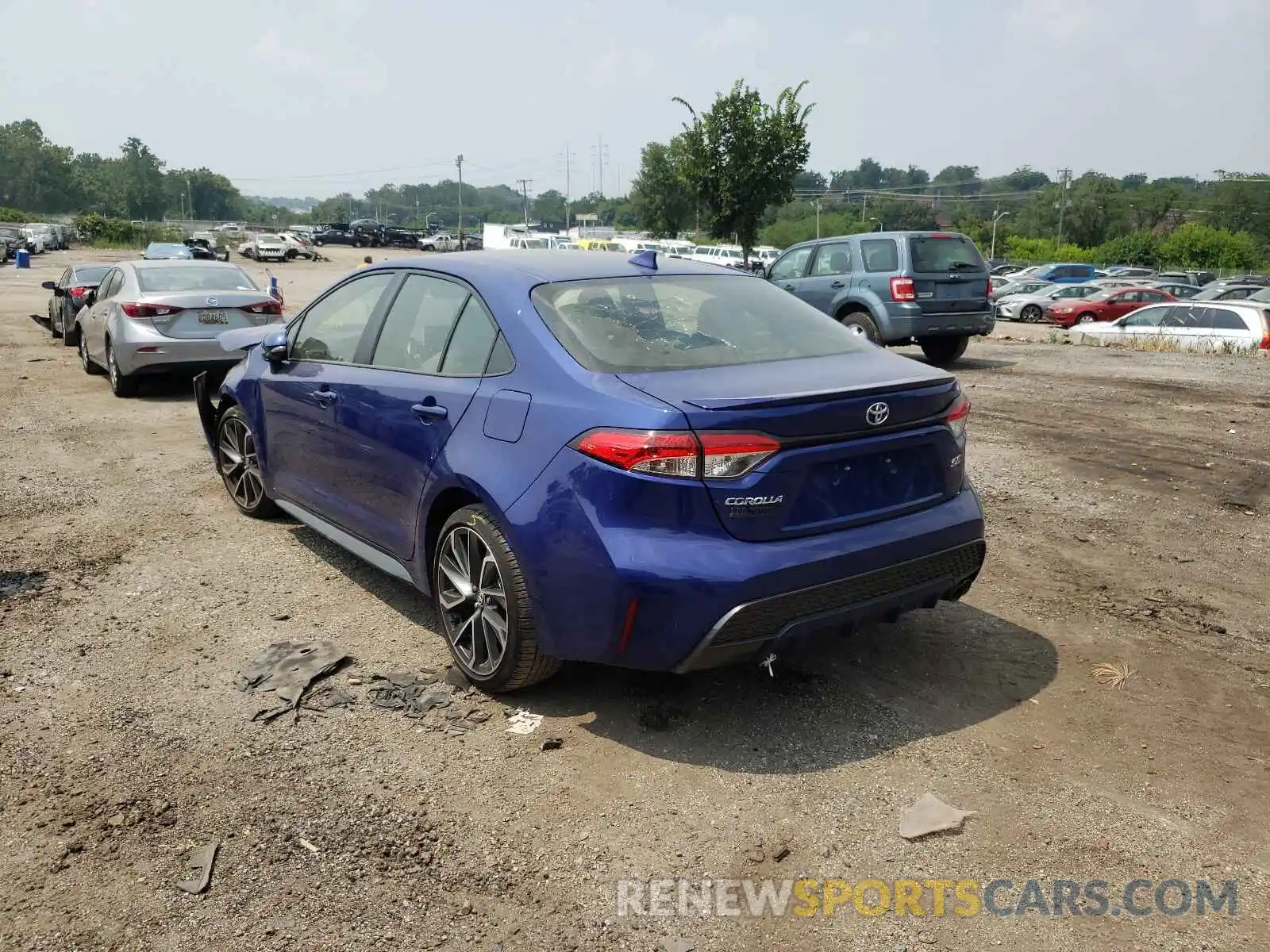 3 Photograph of a damaged car JTDS4RCE9LJ007942 TOYOTA COROLLA 2020