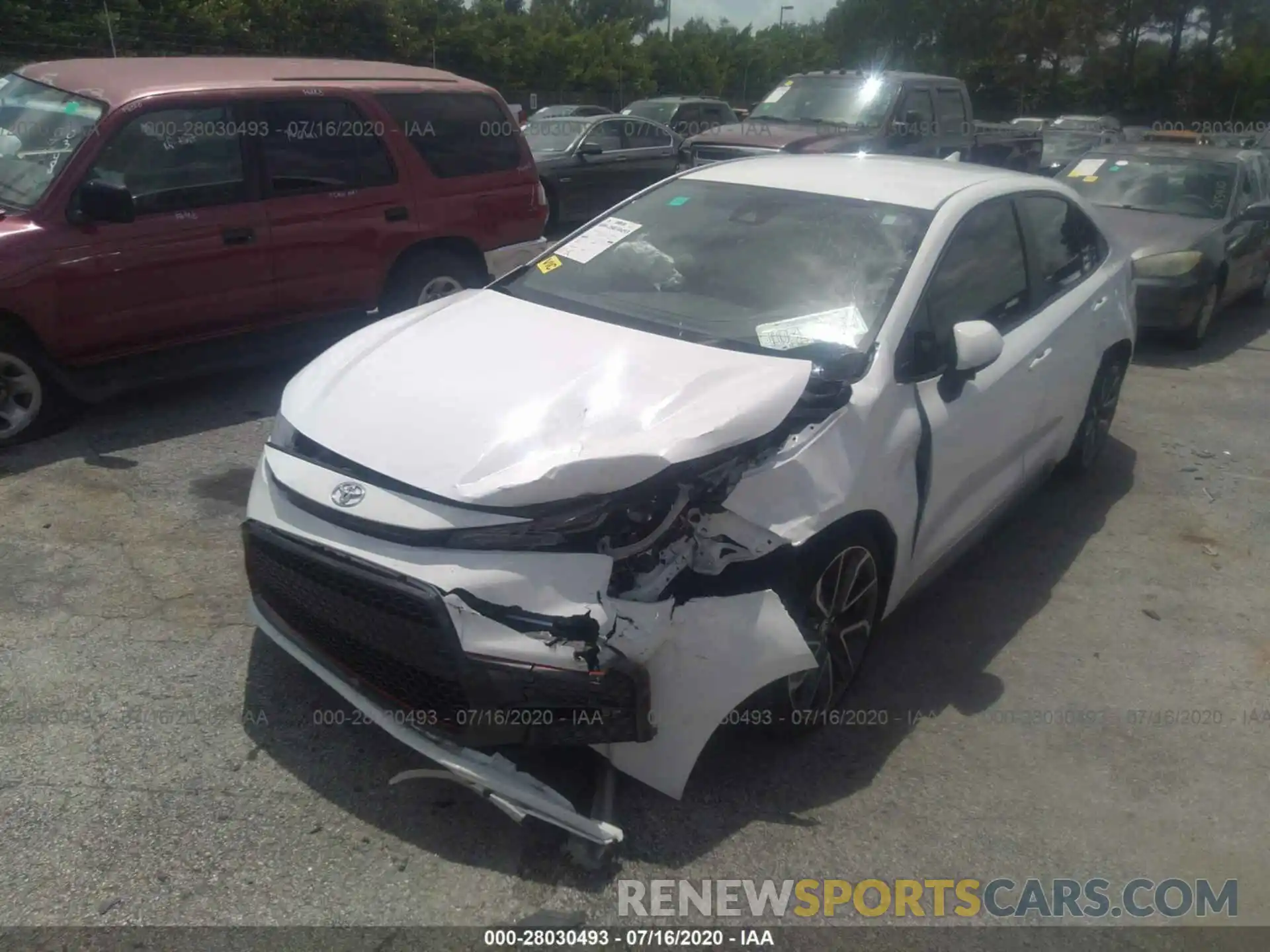 6 Photograph of a damaged car JTDS4RCE9LJ009948 TOYOTA COROLLA 2020