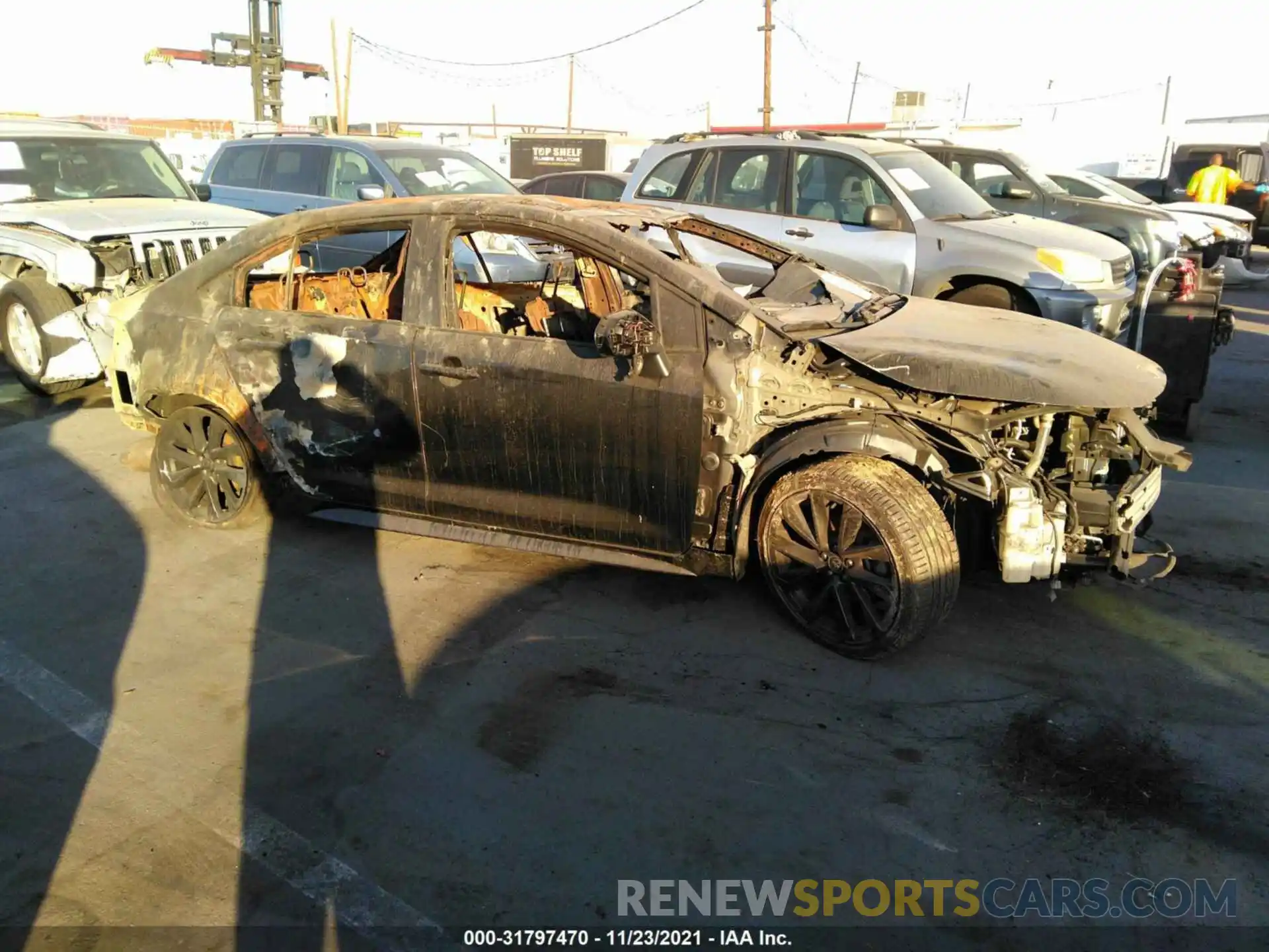 1 Photograph of a damaged car JTDS4RCE9LJ010582 TOYOTA COROLLA 2020