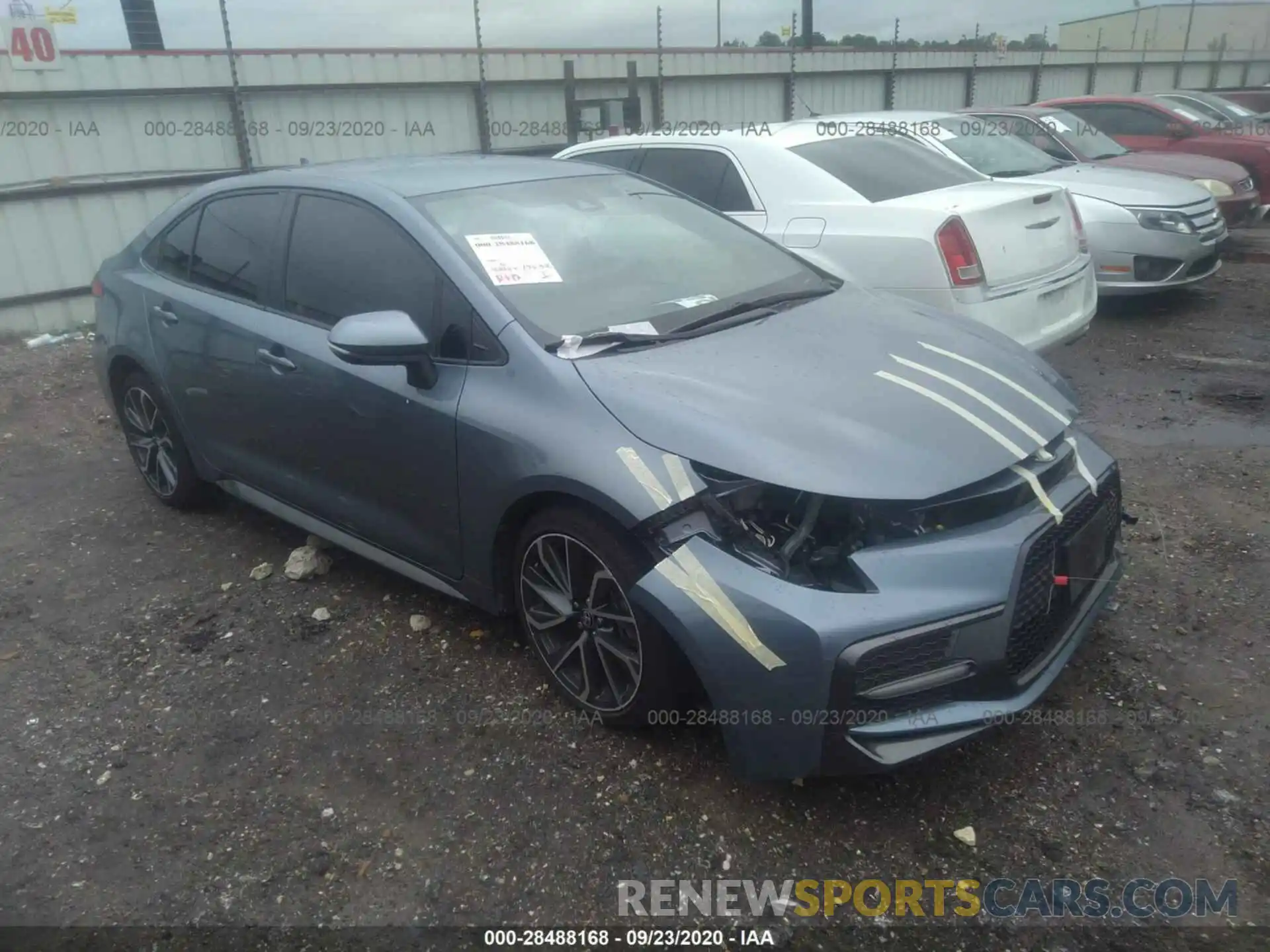 1 Photograph of a damaged car JTDS4RCE9LJ011442 TOYOTA COROLLA 2020