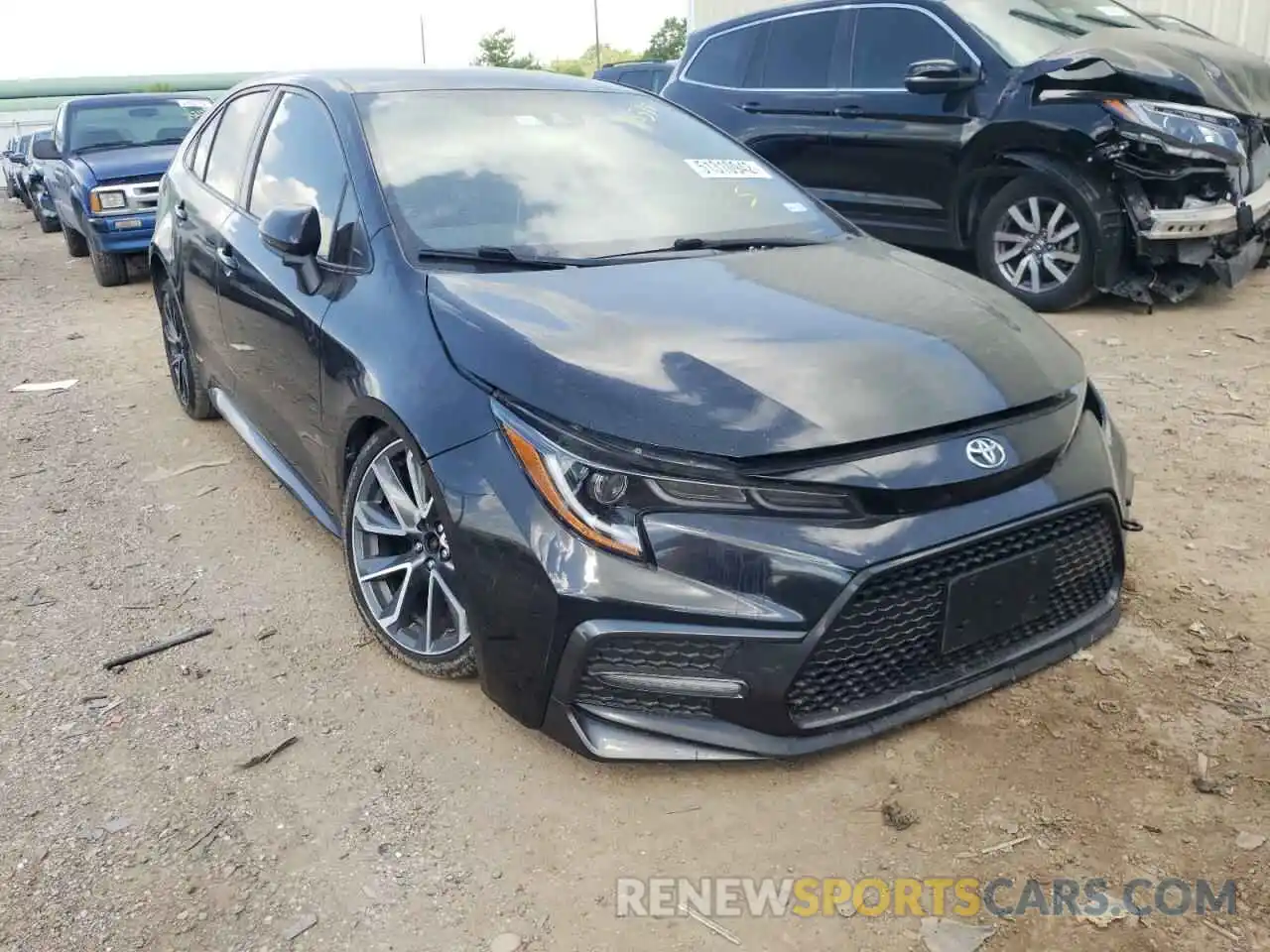 1 Photograph of a damaged car JTDS4RCE9LJ012543 TOYOTA COROLLA 2020