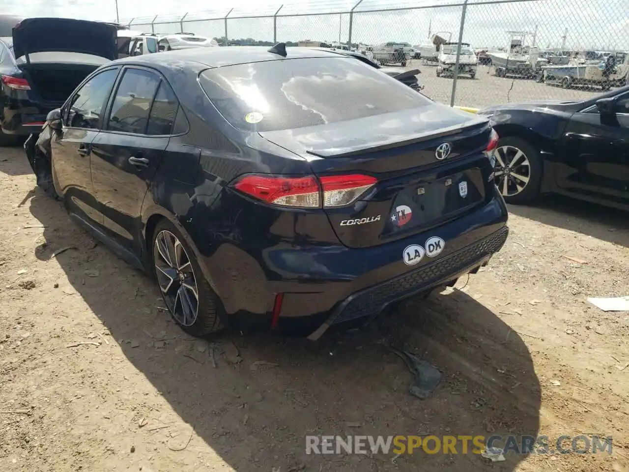 3 Photograph of a damaged car JTDS4RCE9LJ012543 TOYOTA COROLLA 2020