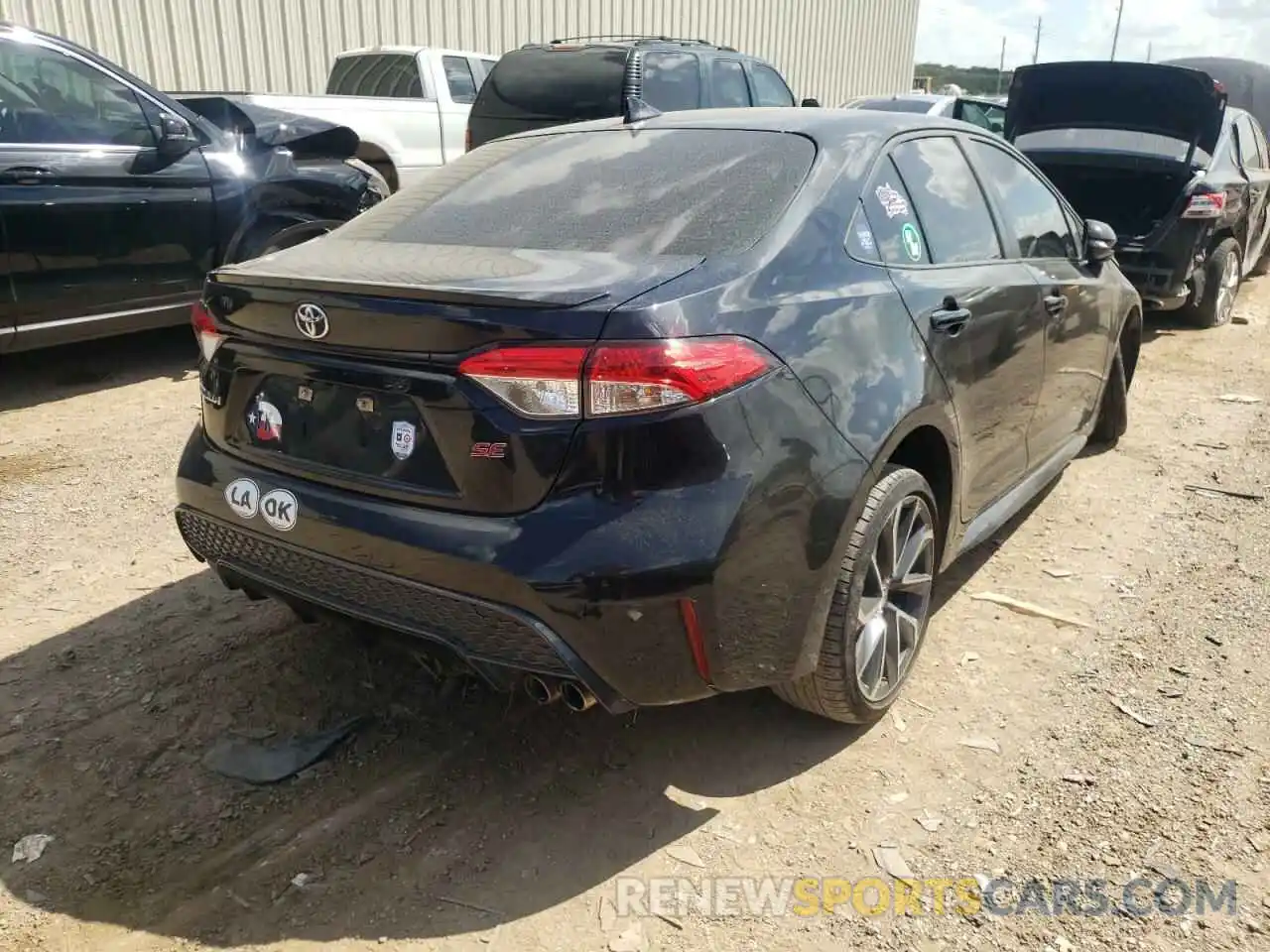 4 Photograph of a damaged car JTDS4RCE9LJ012543 TOYOTA COROLLA 2020