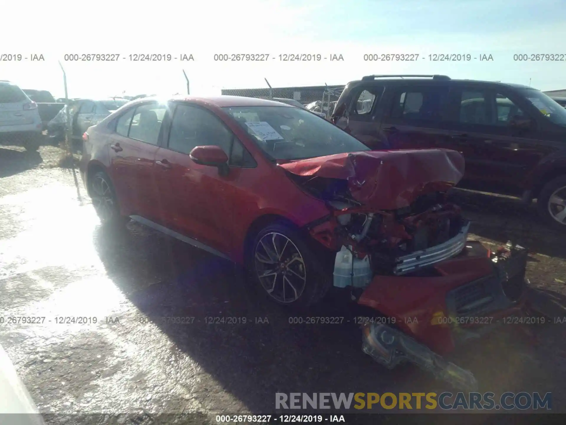 1 Photograph of a damaged car JTDS4RCE9LJ012932 TOYOTA COROLLA 2020