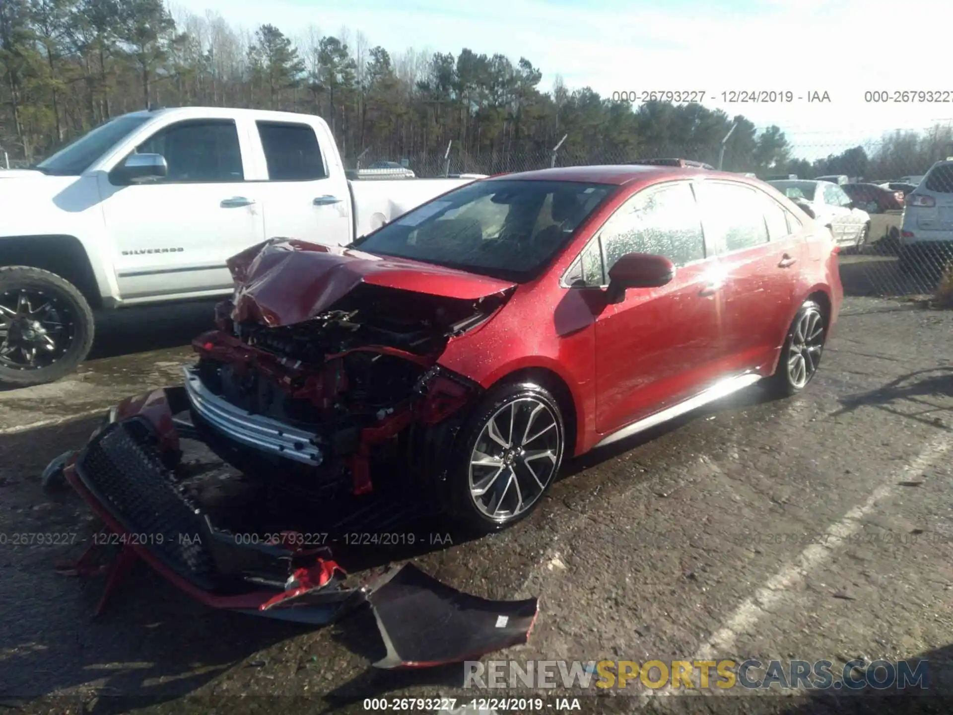 2 Photograph of a damaged car JTDS4RCE9LJ012932 TOYOTA COROLLA 2020