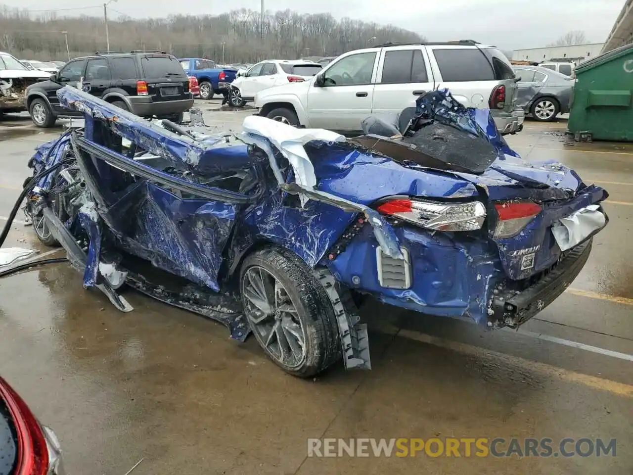 2 Photograph of a damaged car JTDS4RCE9LJ013885 TOYOTA COROLLA 2020