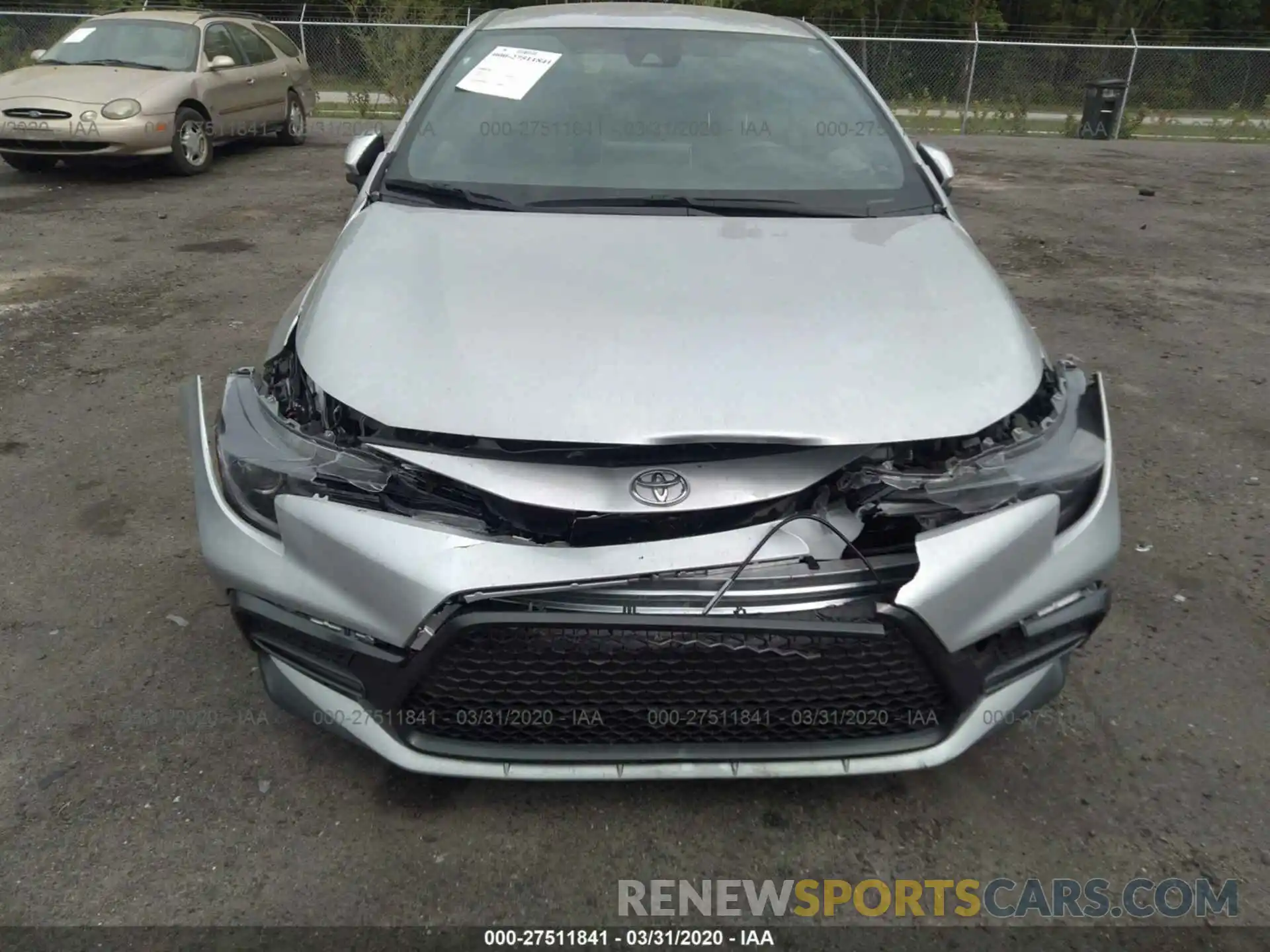 6 Photograph of a damaged car JTDS4RCE9LJ013921 TOYOTA COROLLA 2020