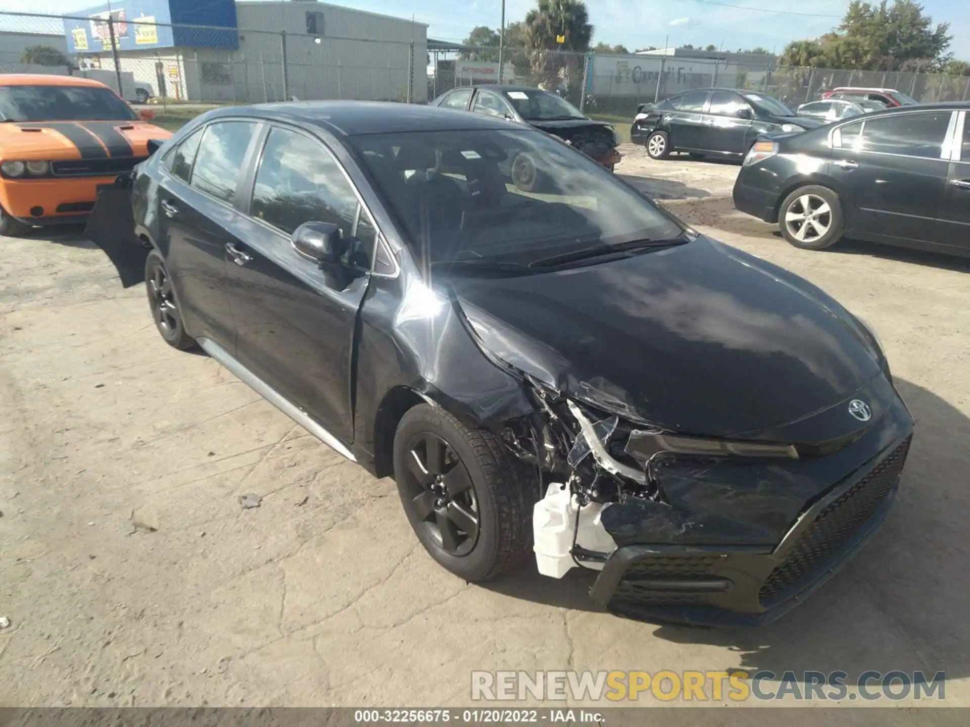 1 Photograph of a damaged car JTDS4RCE9LJ014759 TOYOTA COROLLA 2020