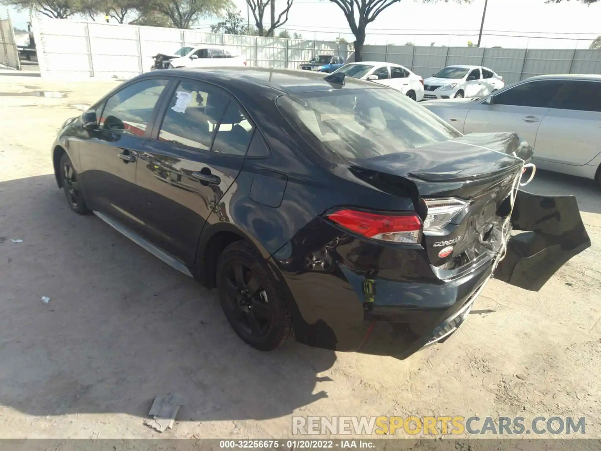 3 Photograph of a damaged car JTDS4RCE9LJ014759 TOYOTA COROLLA 2020