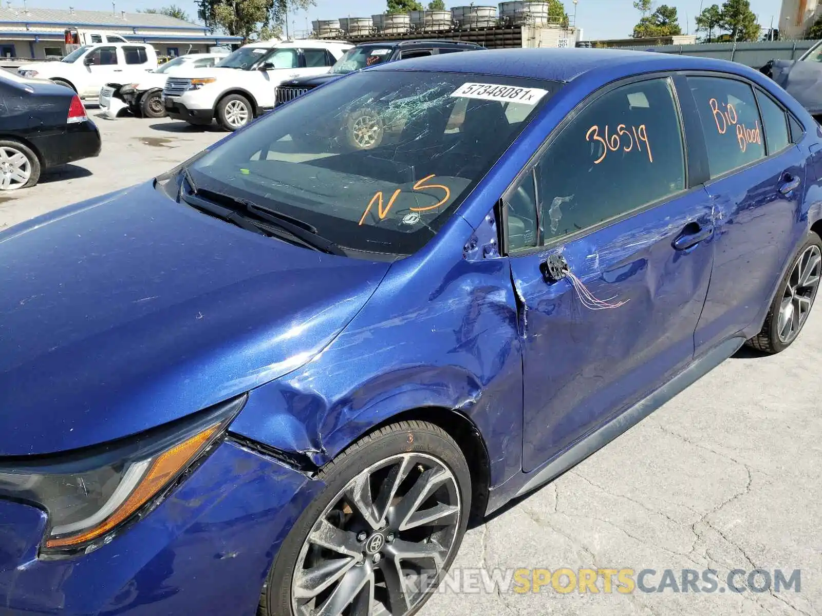 9 Photograph of a damaged car JTDS4RCE9LJ014924 TOYOTA COROLLA 2020