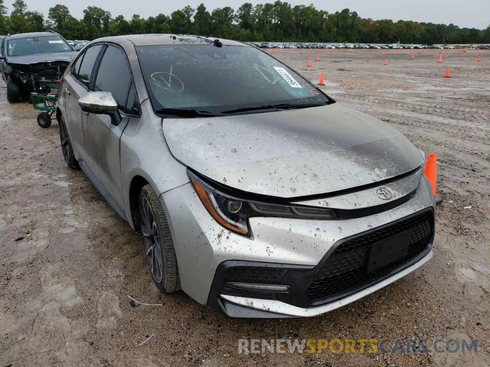 1 Photograph of a damaged car JTDS4RCE9LJ015118 TOYOTA COROLLA 2020