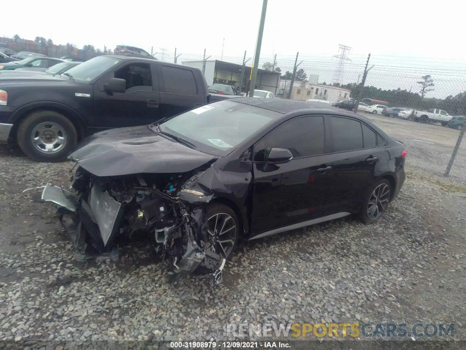 2 Photograph of a damaged car JTDS4RCE9LJ015295 TOYOTA COROLLA 2020