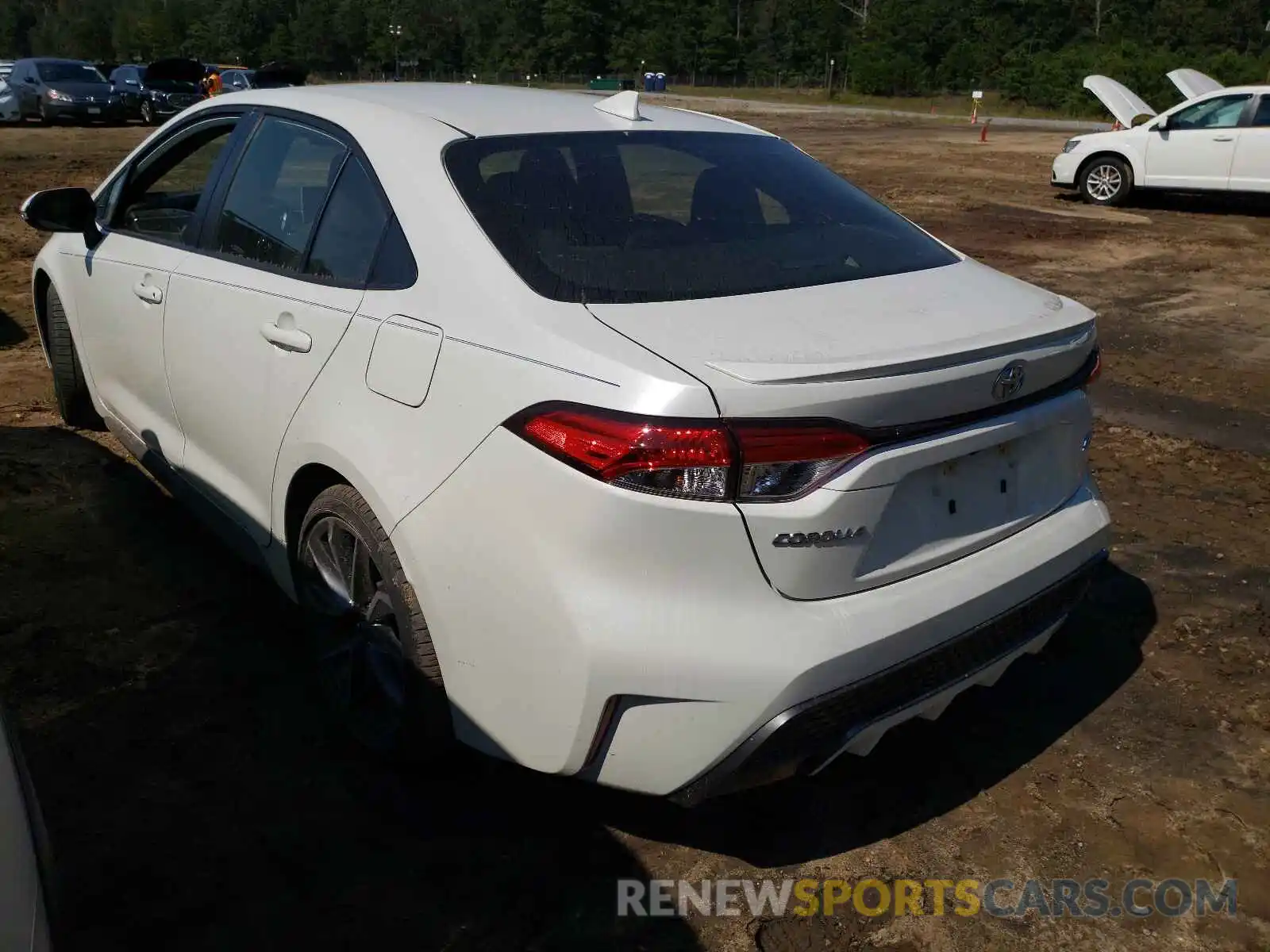 3 Photograph of a damaged car JTDS4RCE9LJ016365 TOYOTA COROLLA 2020