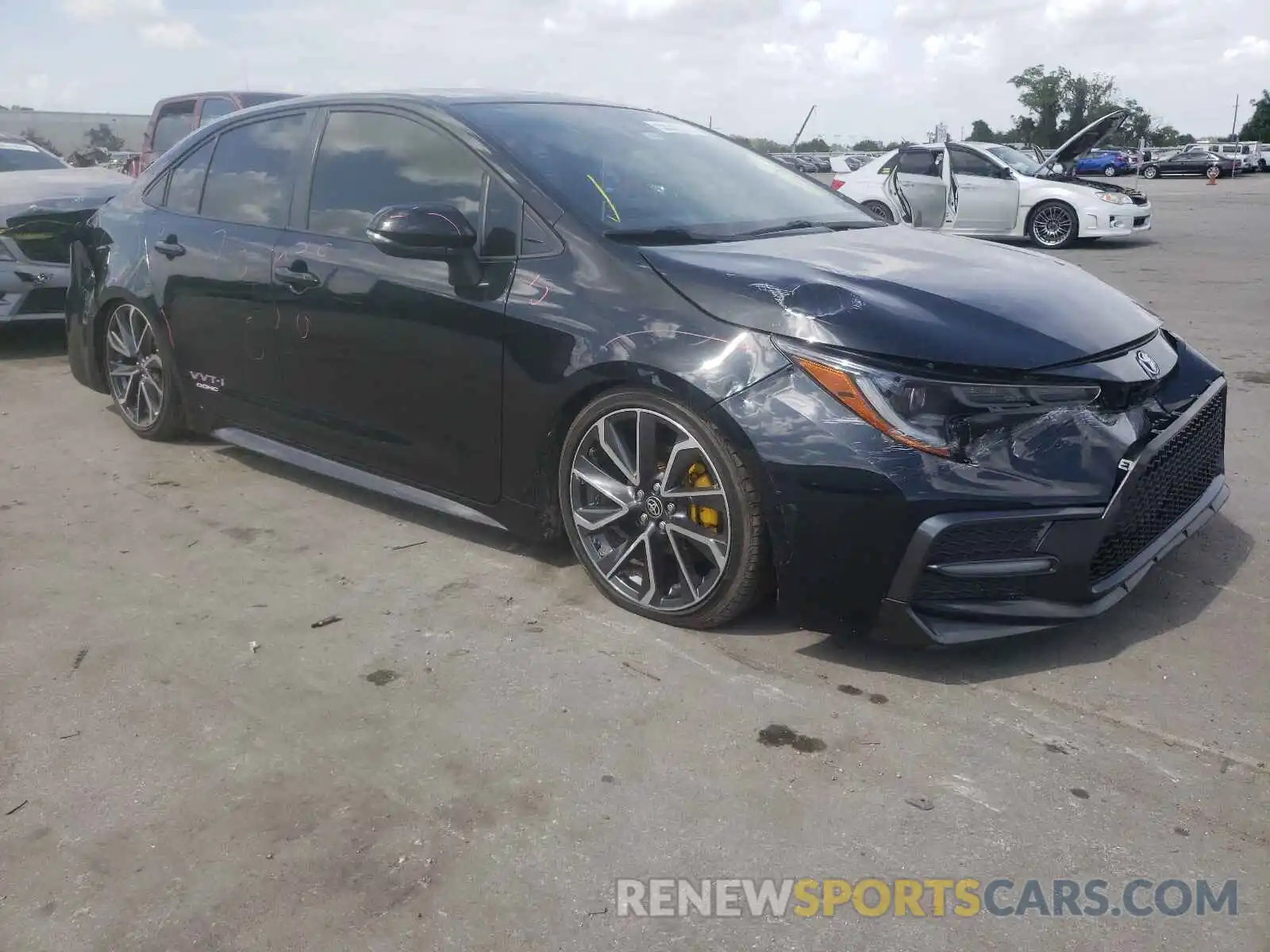 1 Photograph of a damaged car JTDS4RCE9LJ016916 TOYOTA COROLLA 2020