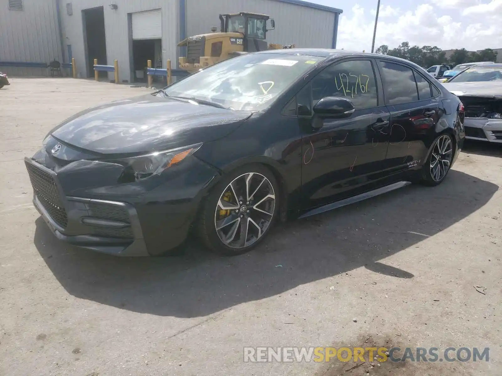 2 Photograph of a damaged car JTDS4RCE9LJ016916 TOYOTA COROLLA 2020