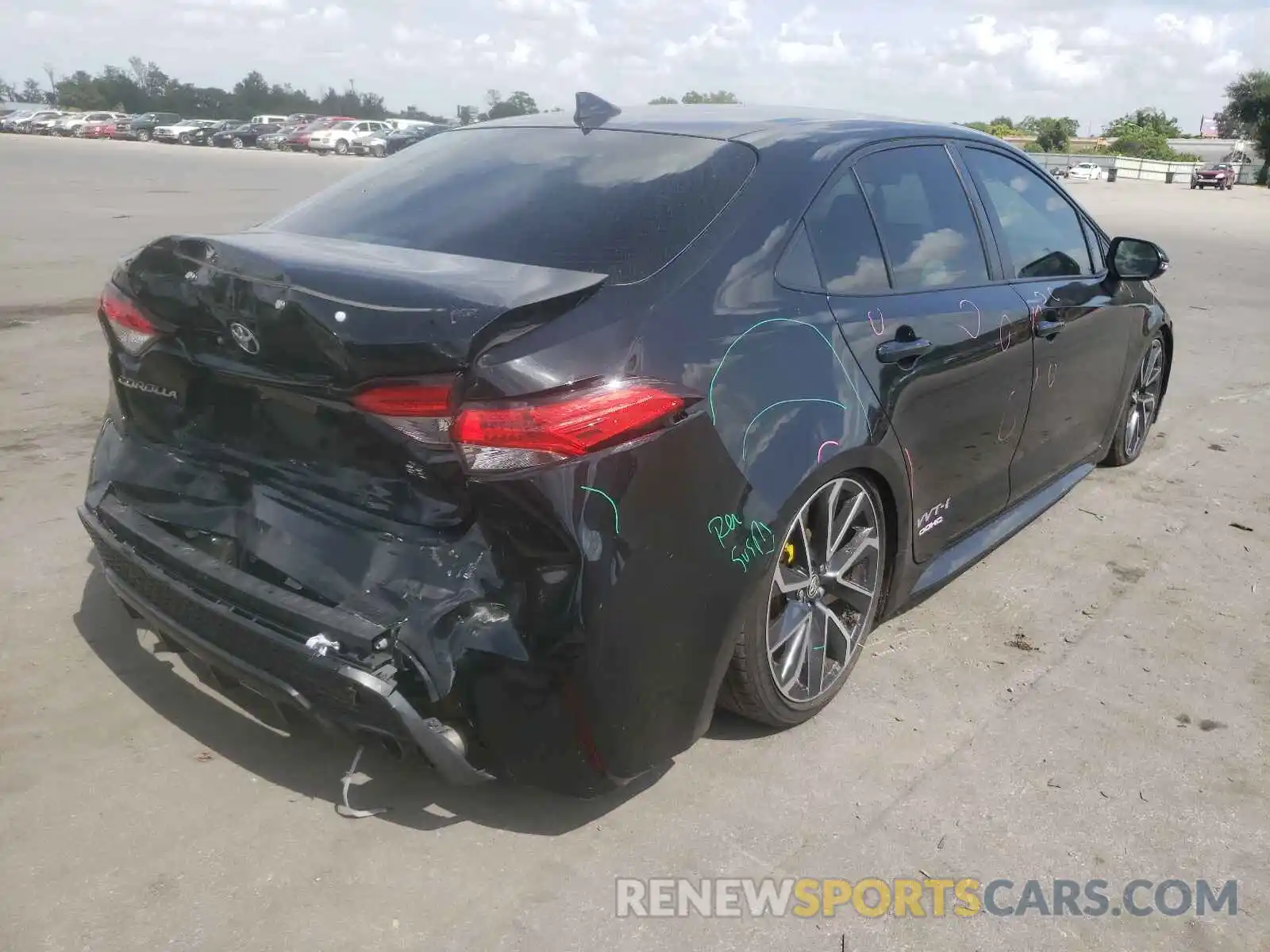 4 Photograph of a damaged car JTDS4RCE9LJ016916 TOYOTA COROLLA 2020