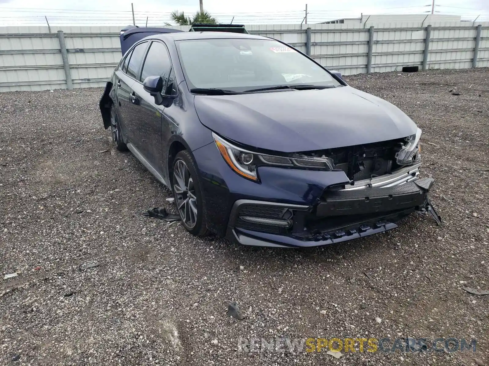 1 Photograph of a damaged car JTDS4RCE9LJ017077 TOYOTA COROLLA 2020