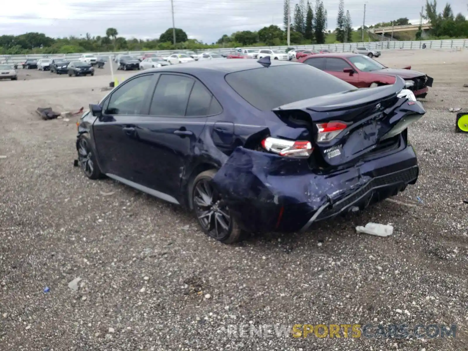 3 Photograph of a damaged car JTDS4RCE9LJ017077 TOYOTA COROLLA 2020