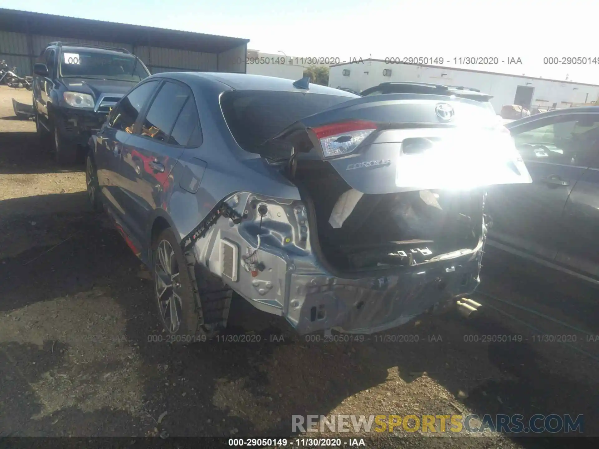 3 Фотография поврежденного автомобиля JTDS4RCE9LJ018424 TOYOTA COROLLA 2020