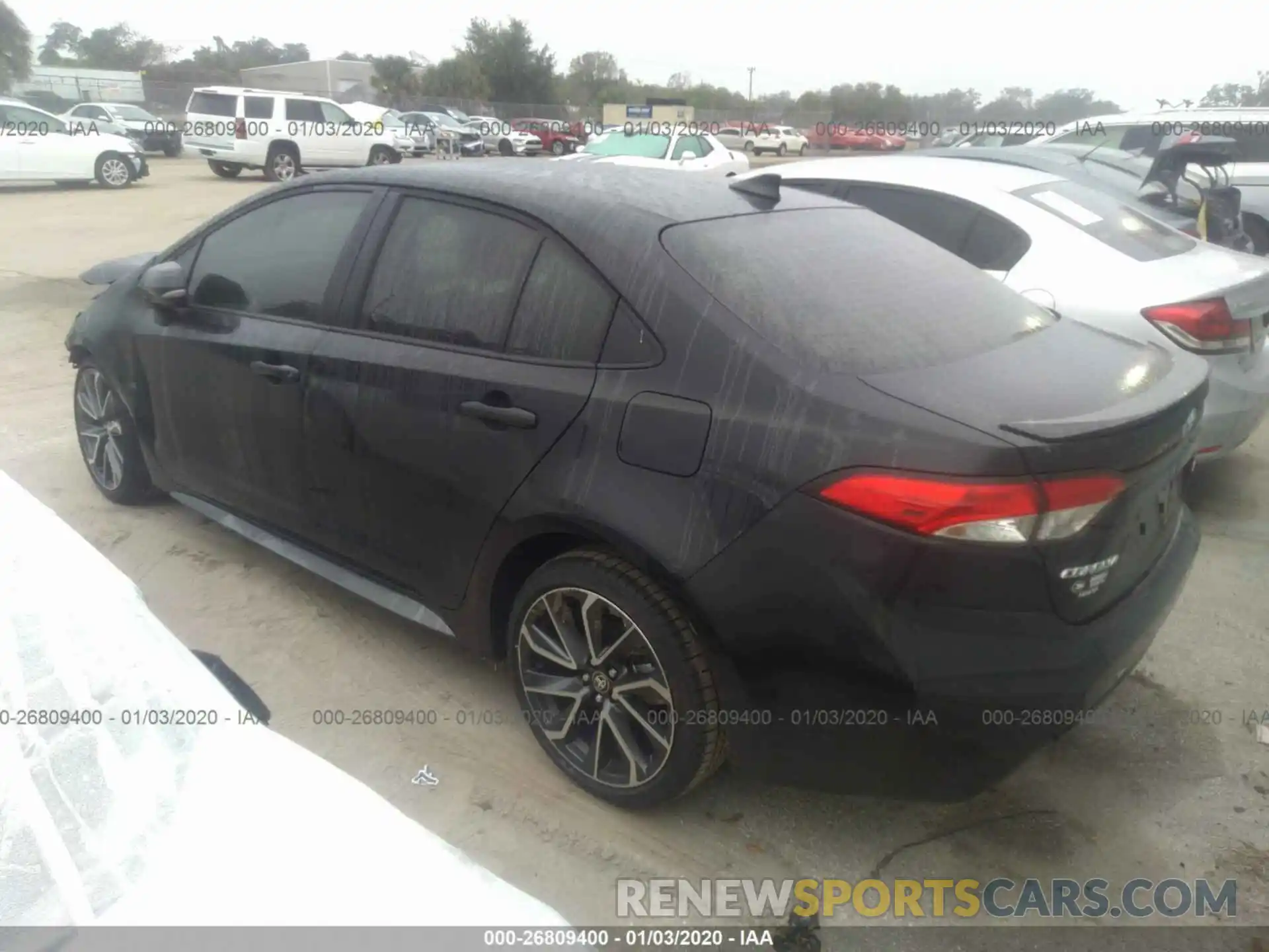 3 Photograph of a damaged car JTDS4RCE9LJ018567 TOYOTA COROLLA 2020