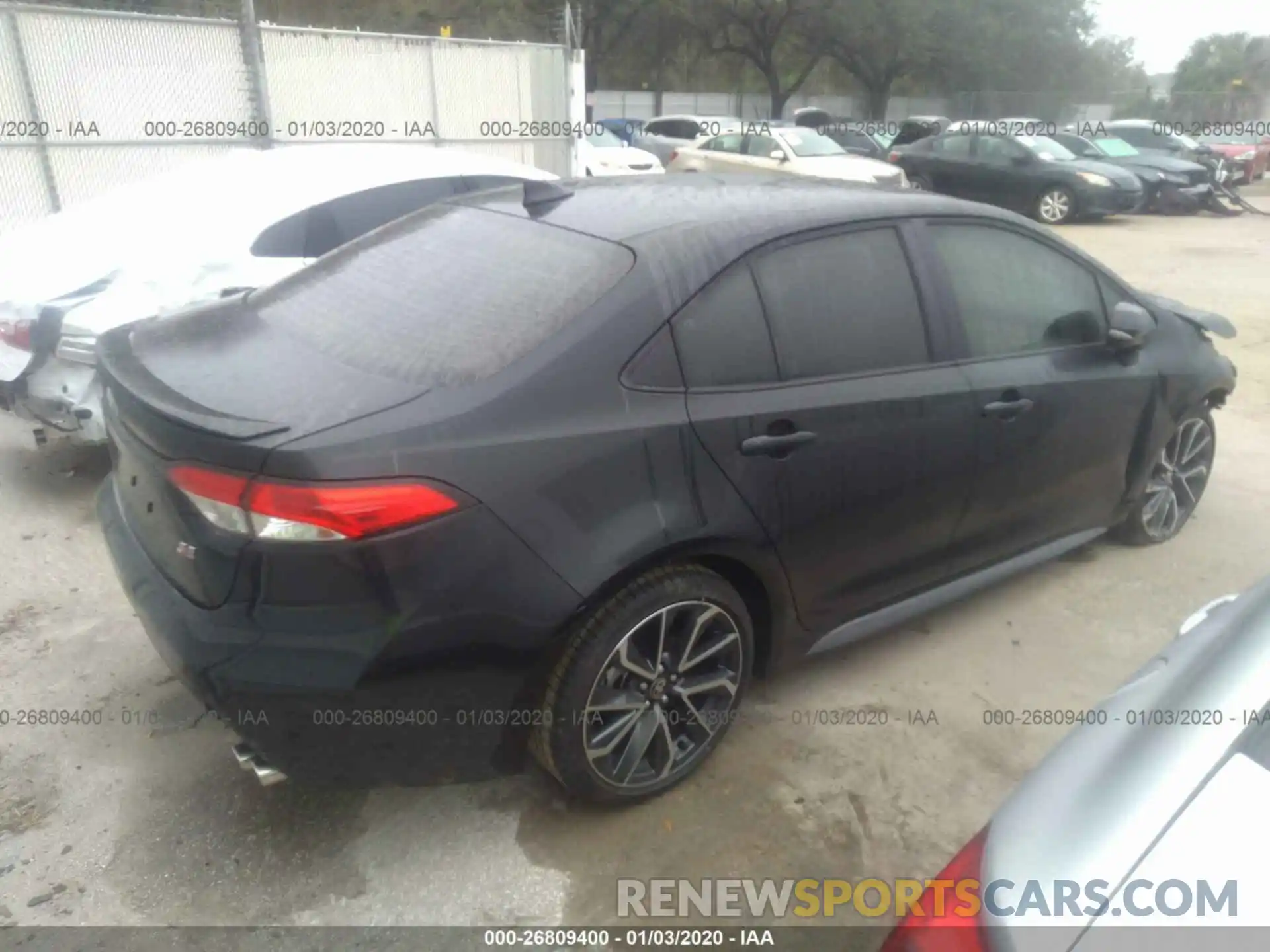 4 Photograph of a damaged car JTDS4RCE9LJ018567 TOYOTA COROLLA 2020