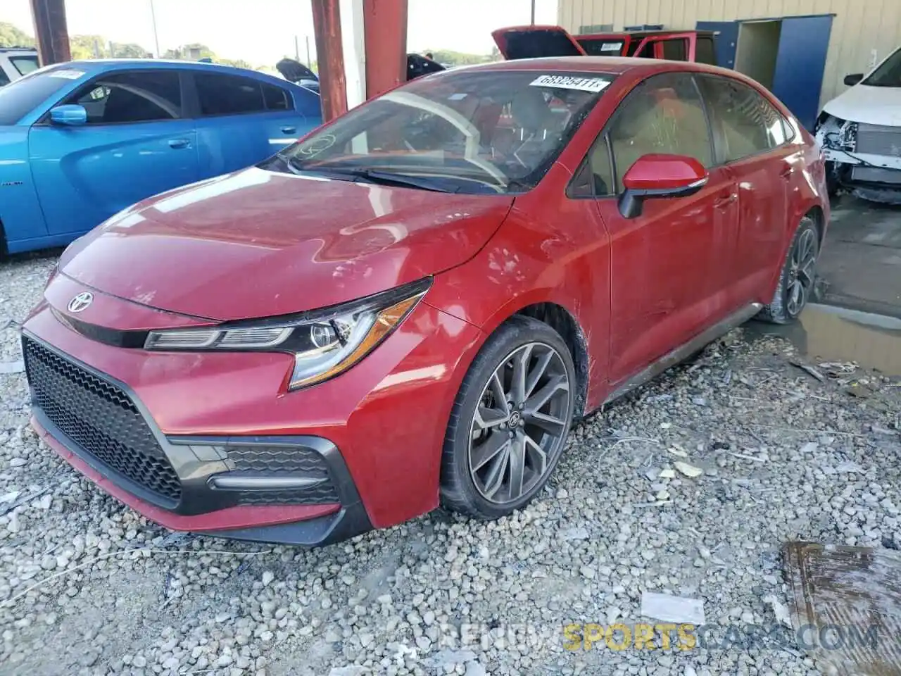 2 Photograph of a damaged car JTDS4RCE9LJ019119 TOYOTA COROLLA 2020