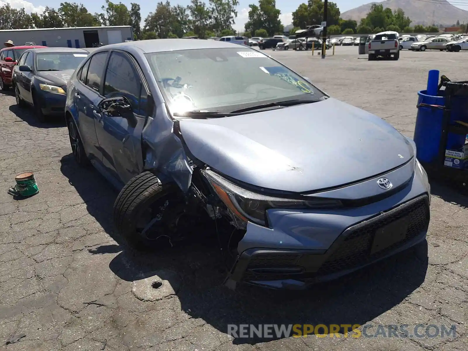 1 Photograph of a damaged car JTDS4RCE9LJ019198 TOYOTA COROLLA 2020