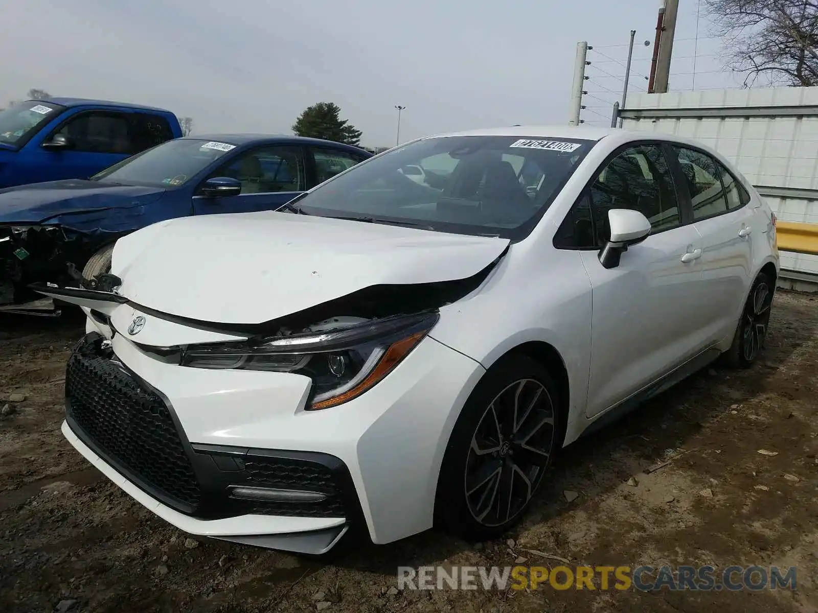 2 Photograph of a damaged car JTDS4RCE9LJ021288 TOYOTA COROLLA 2020