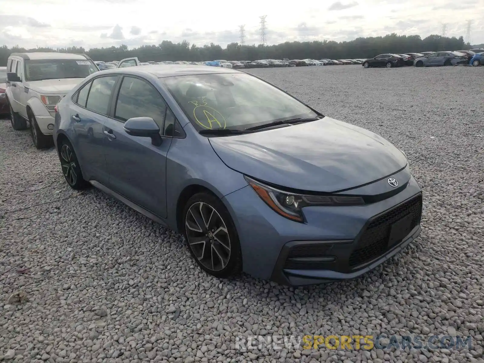 1 Photograph of a damaged car JTDS4RCE9LJ021632 TOYOTA COROLLA 2020