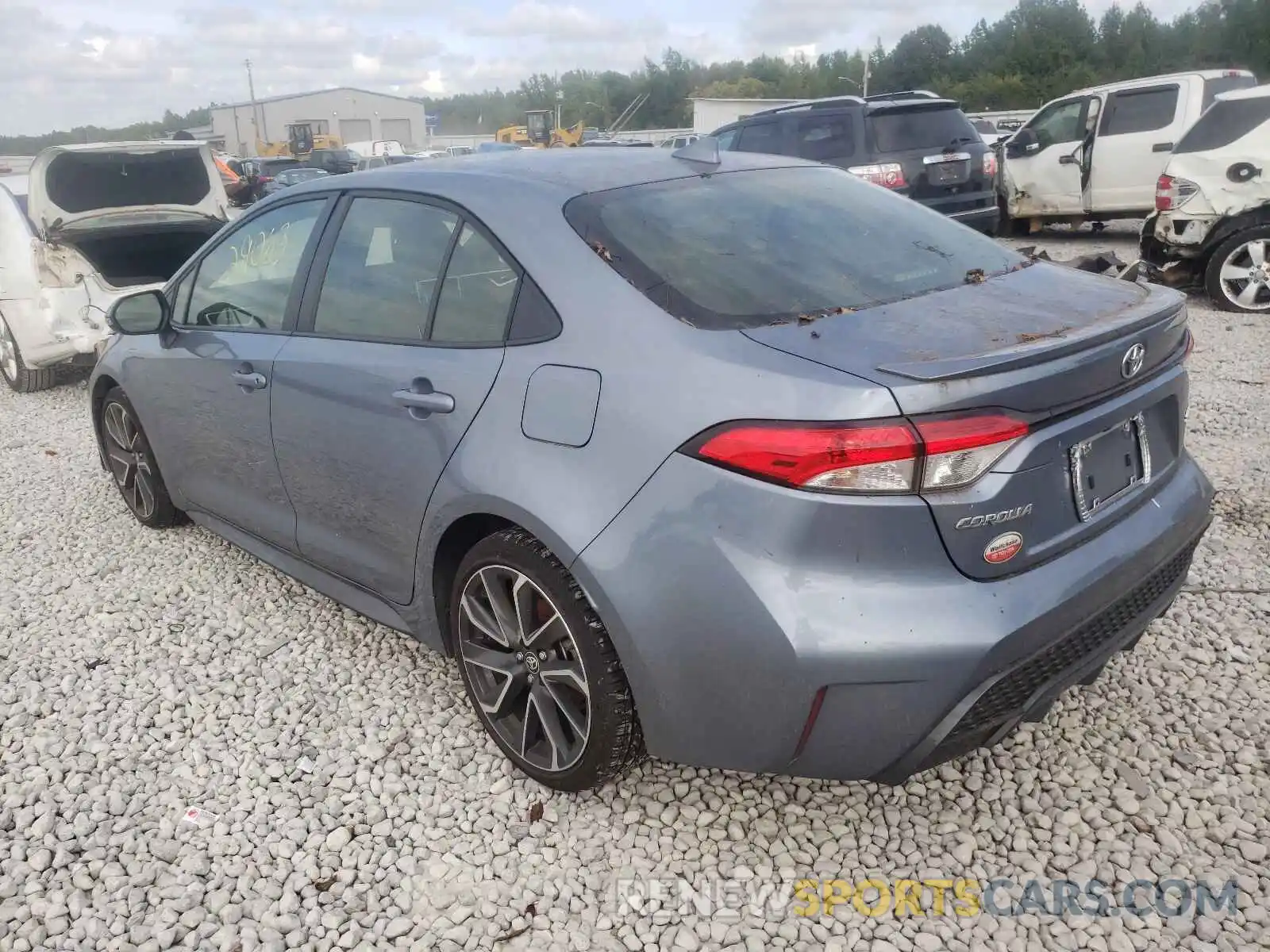 3 Photograph of a damaged car JTDS4RCE9LJ021632 TOYOTA COROLLA 2020