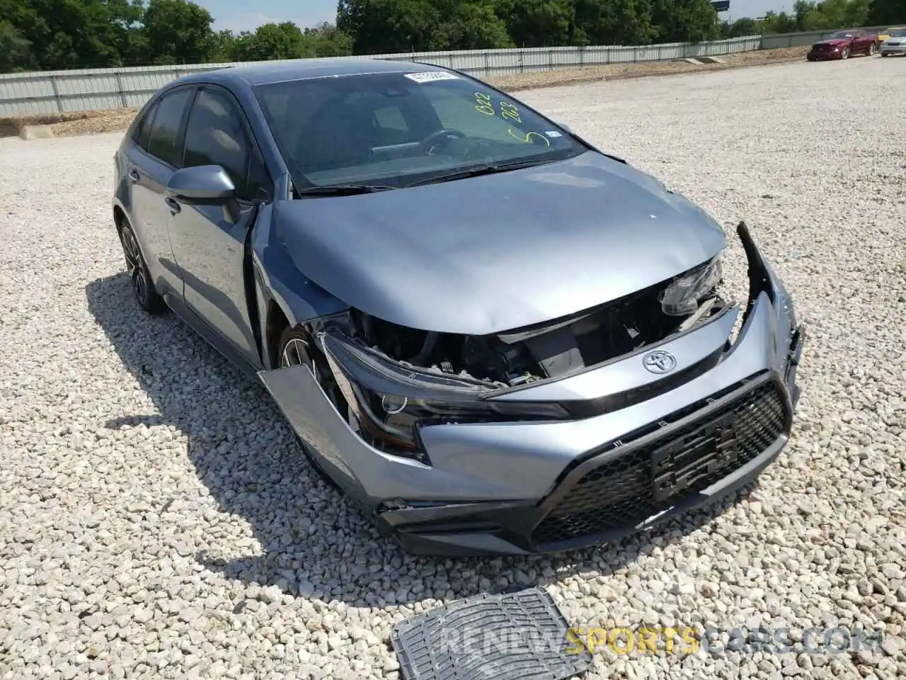 1 Photograph of a damaged car JTDS4RCE9LJ022263 TOYOTA COROLLA 2020