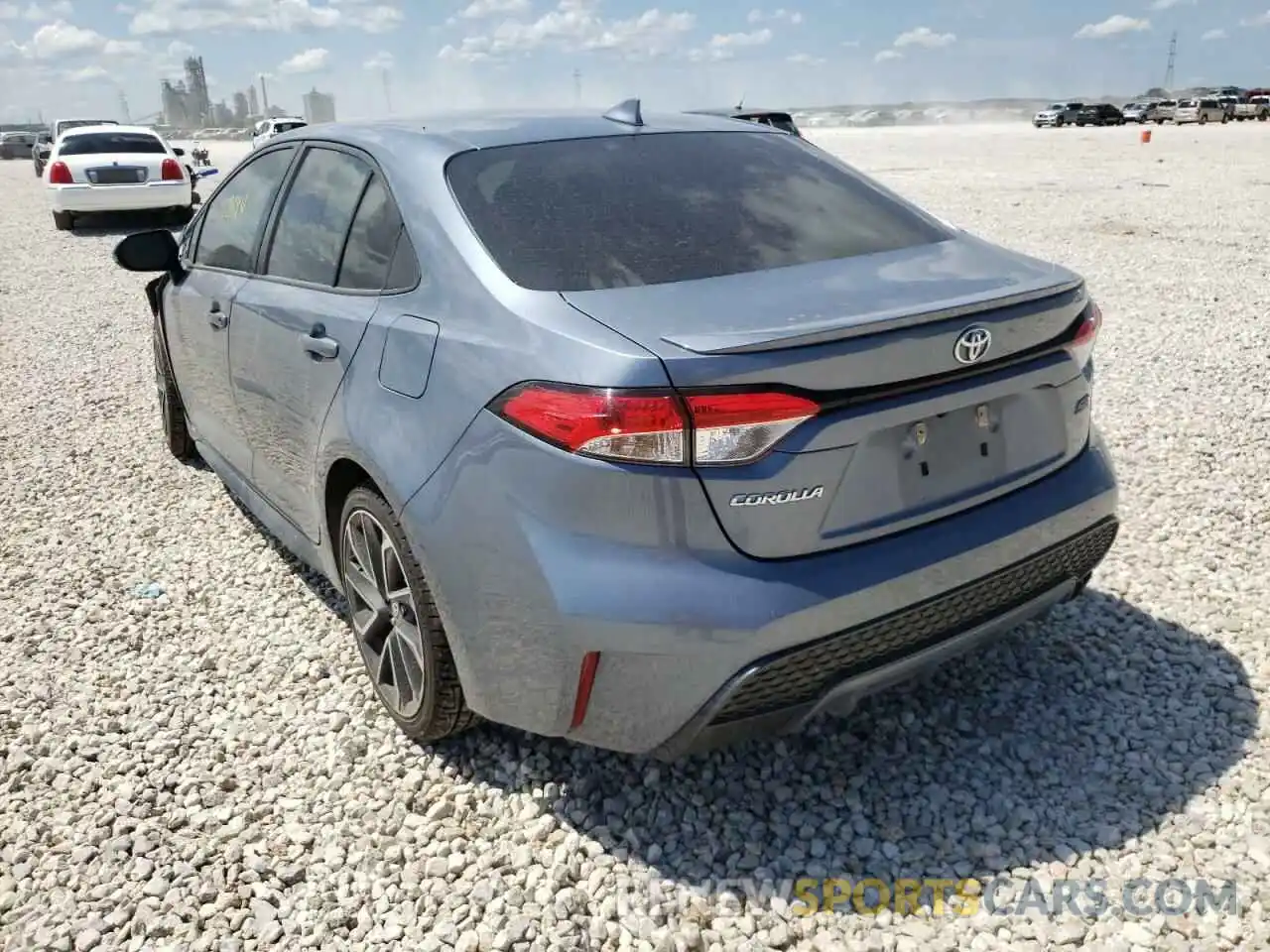 3 Photograph of a damaged car JTDS4RCE9LJ022263 TOYOTA COROLLA 2020