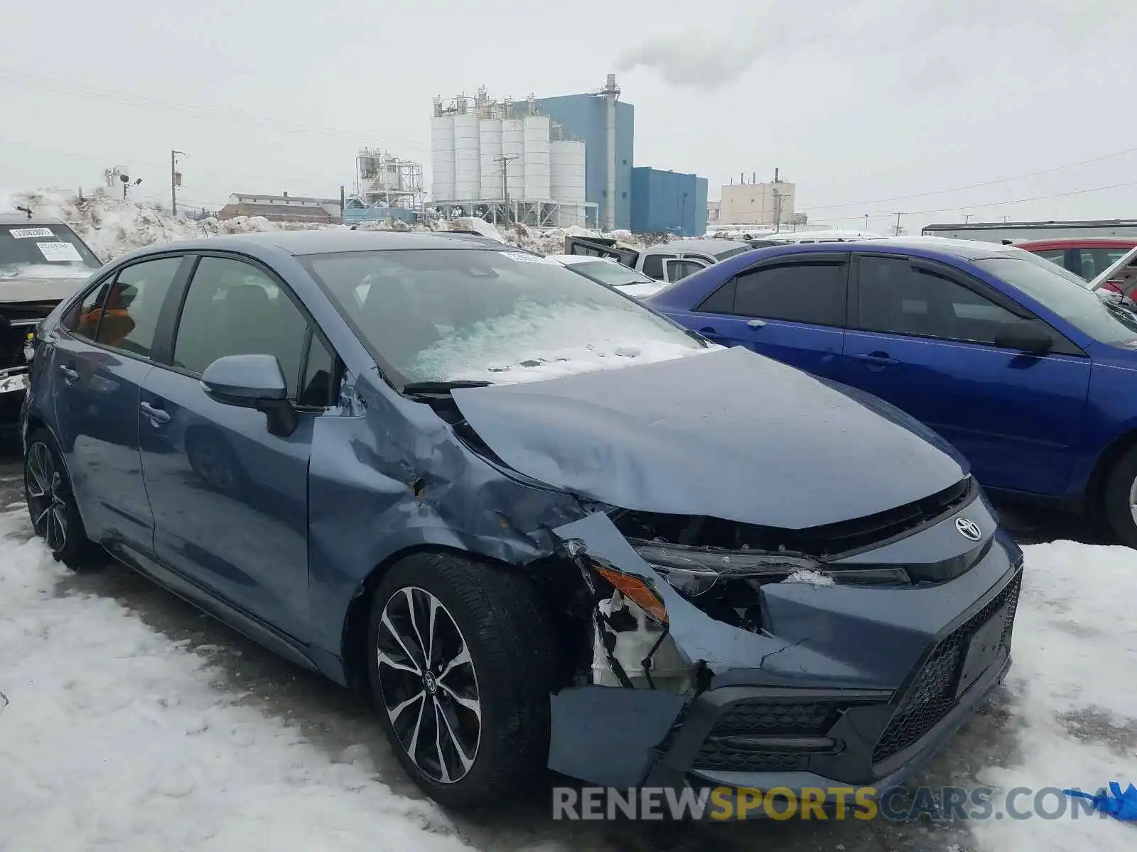 1 Photograph of a damaged car JTDS4RCE9LJ022554 TOYOTA COROLLA 2020