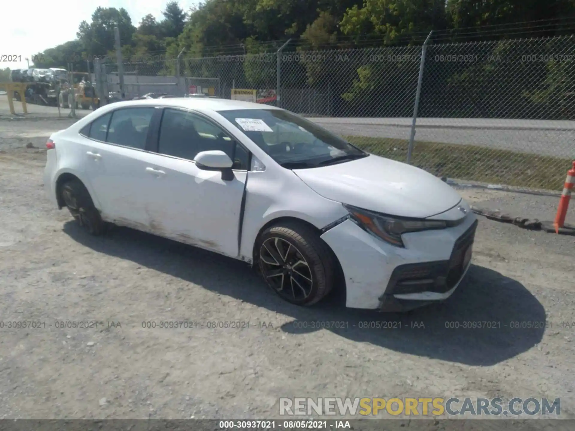 1 Photograph of a damaged car JTDS4RCE9LJ023218 TOYOTA COROLLA 2020