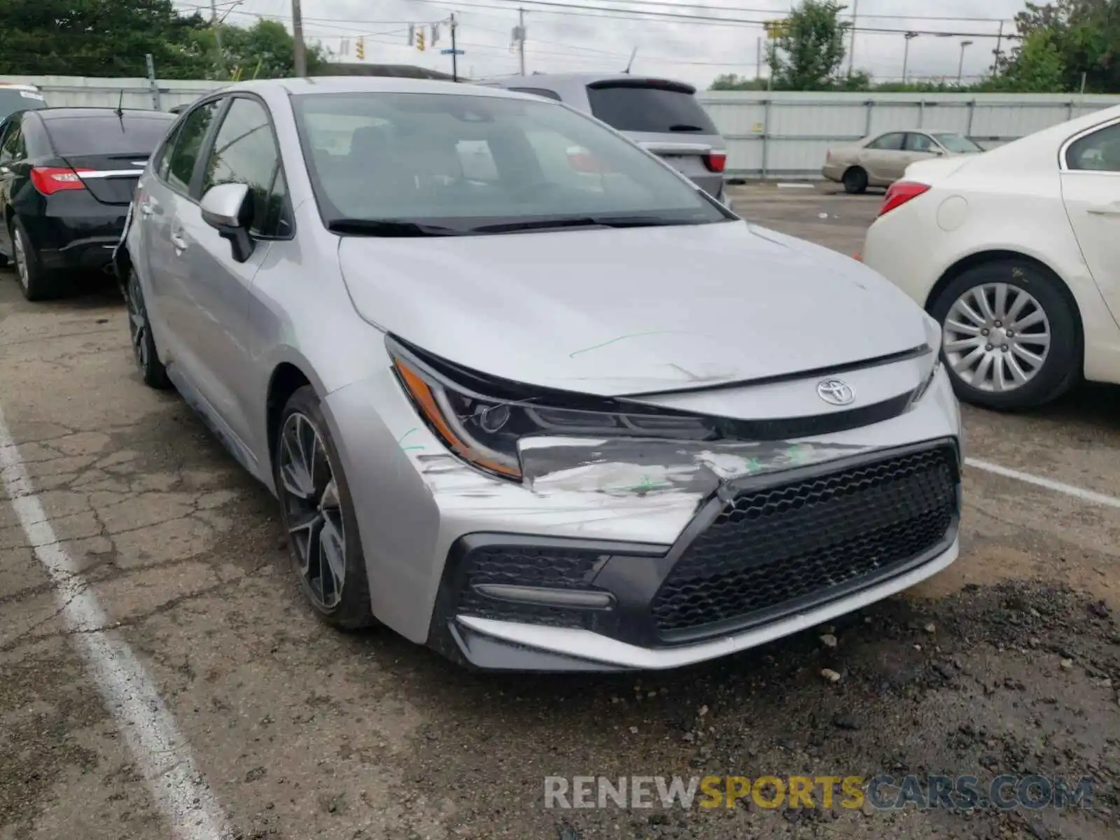 1 Photograph of a damaged car JTDS4RCE9LJ024806 TOYOTA COROLLA 2020