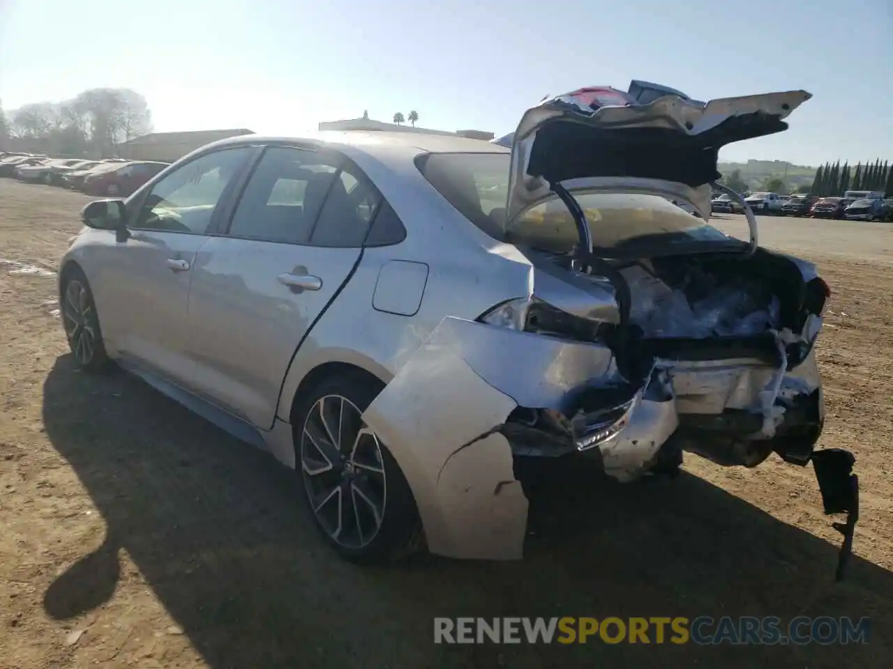 3 Photograph of a damaged car JTDS4RCE9LJ025051 TOYOTA COROLLA 2020