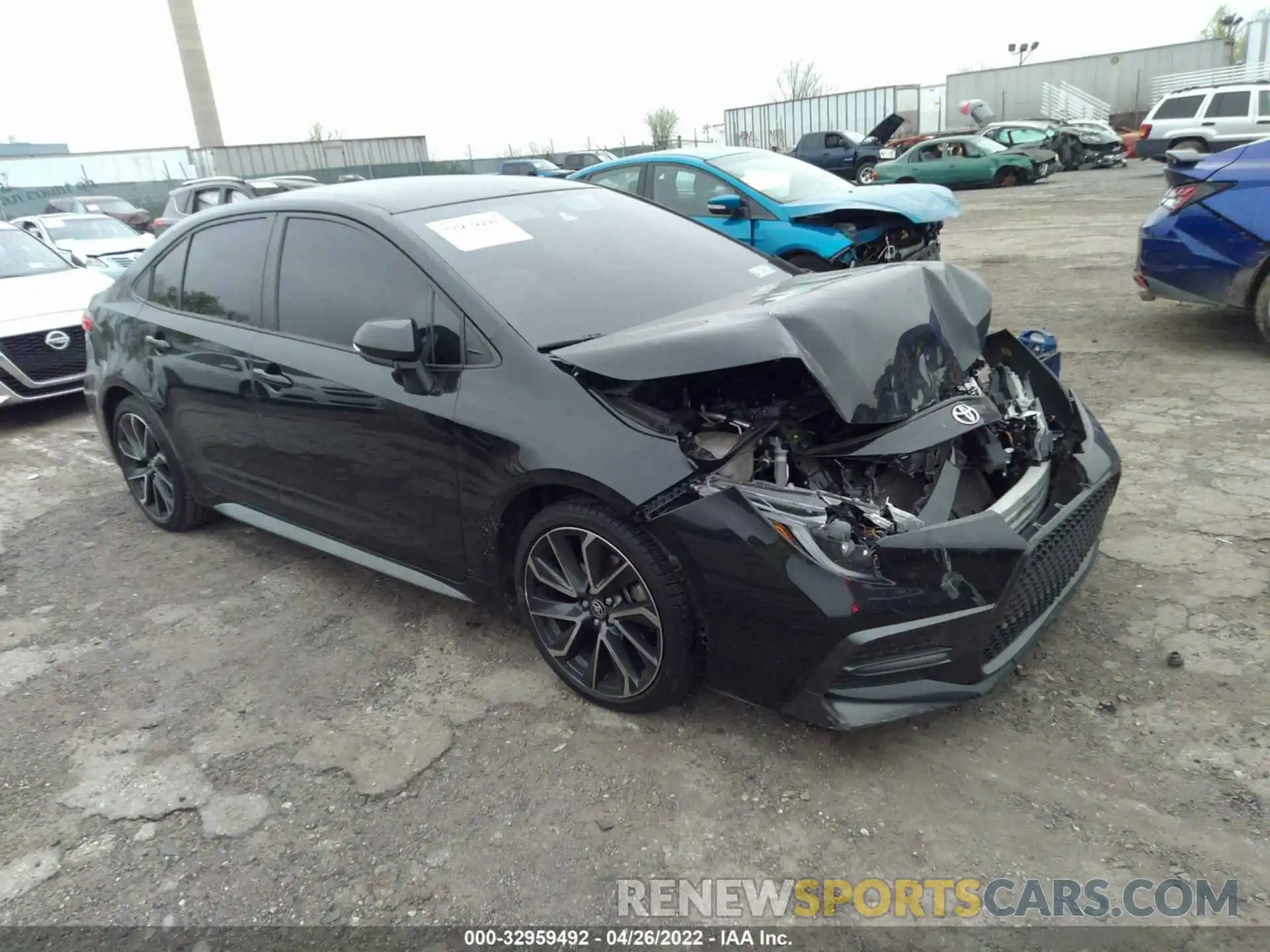 1 Photograph of a damaged car JTDS4RCE9LJ026863 TOYOTA COROLLA 2020