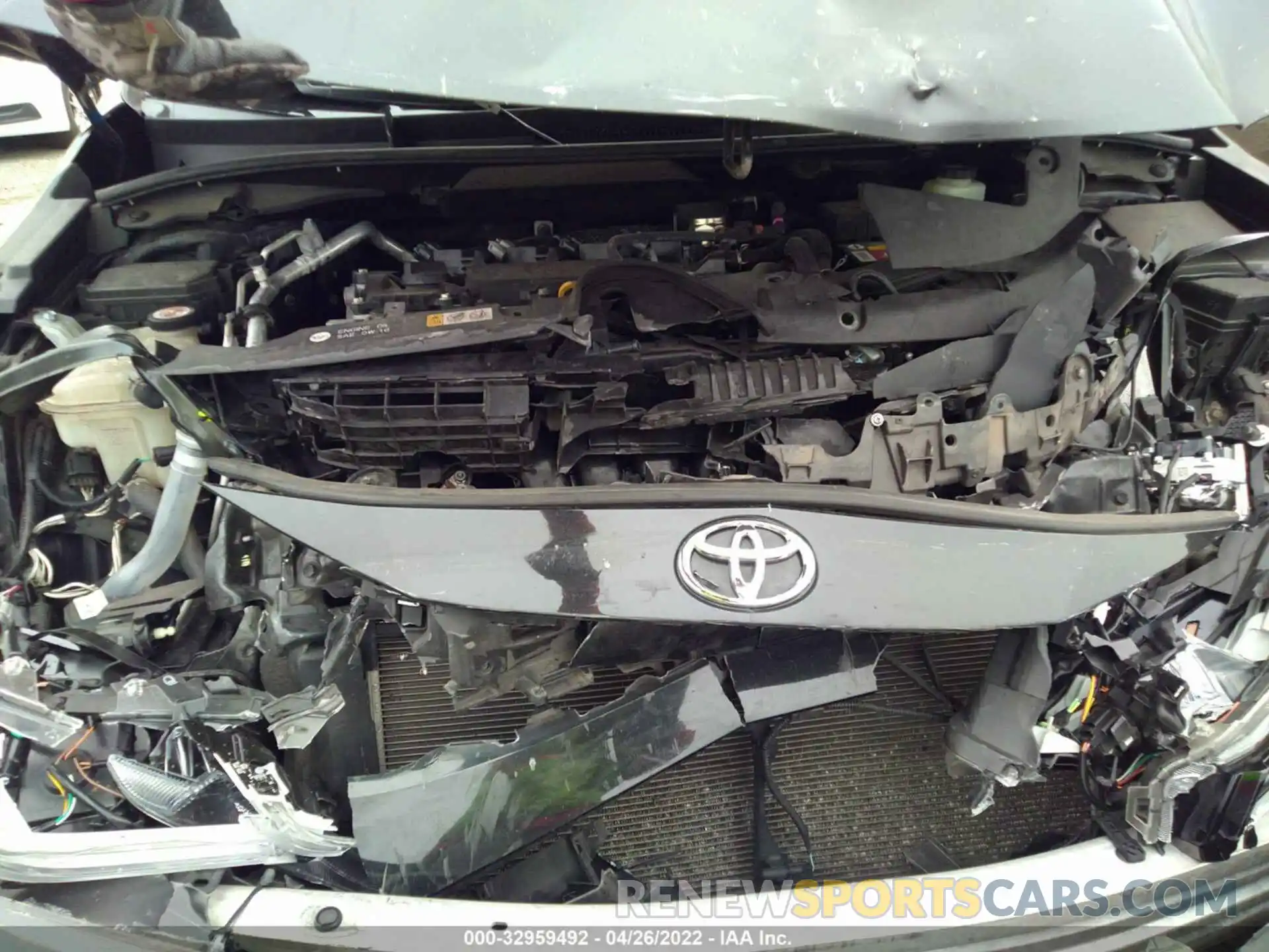 10 Photograph of a damaged car JTDS4RCE9LJ026863 TOYOTA COROLLA 2020